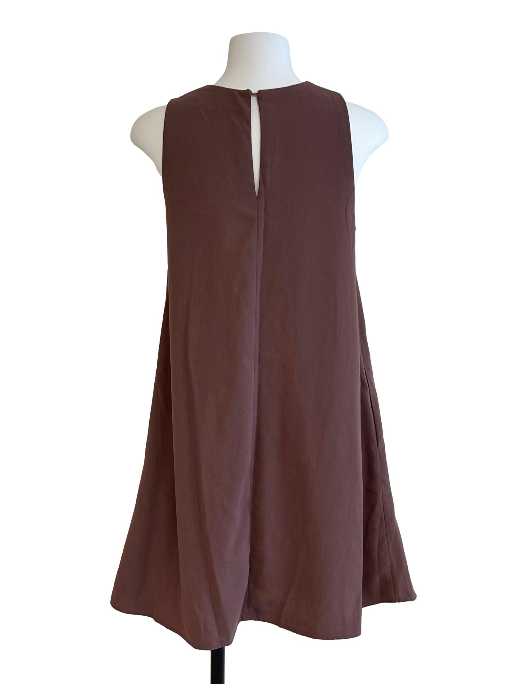 Dusty Purple Sleeveless Dress