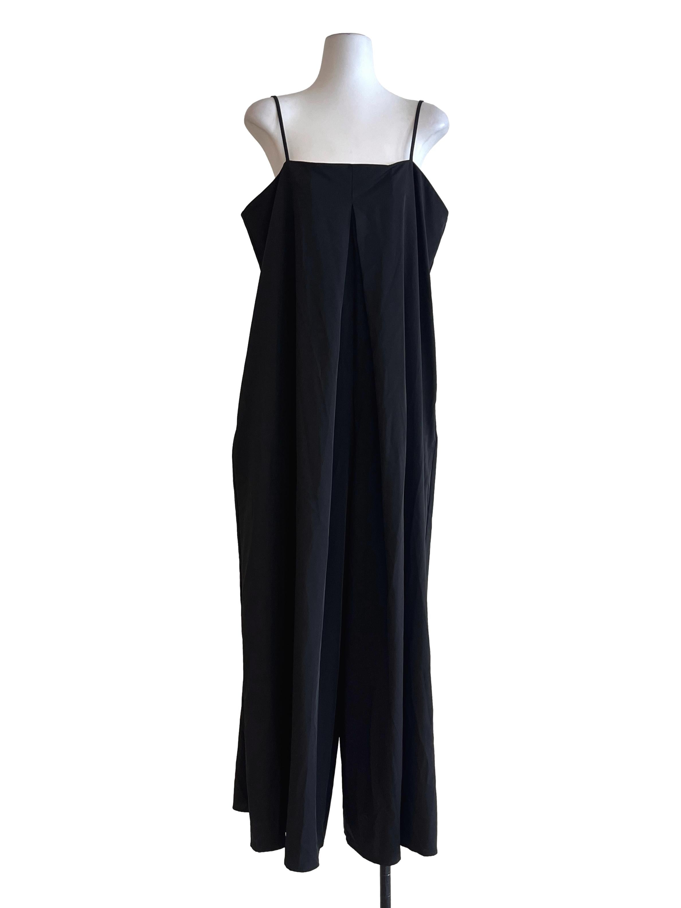Onyx Black Square Jumpsuit LB