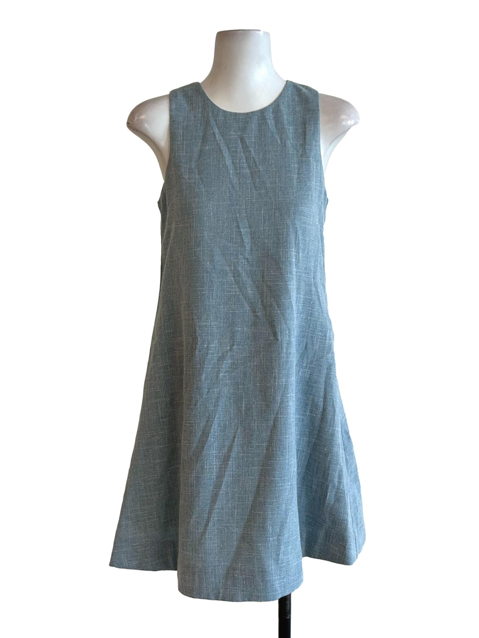 Blue Heather Sleeveless Dress
