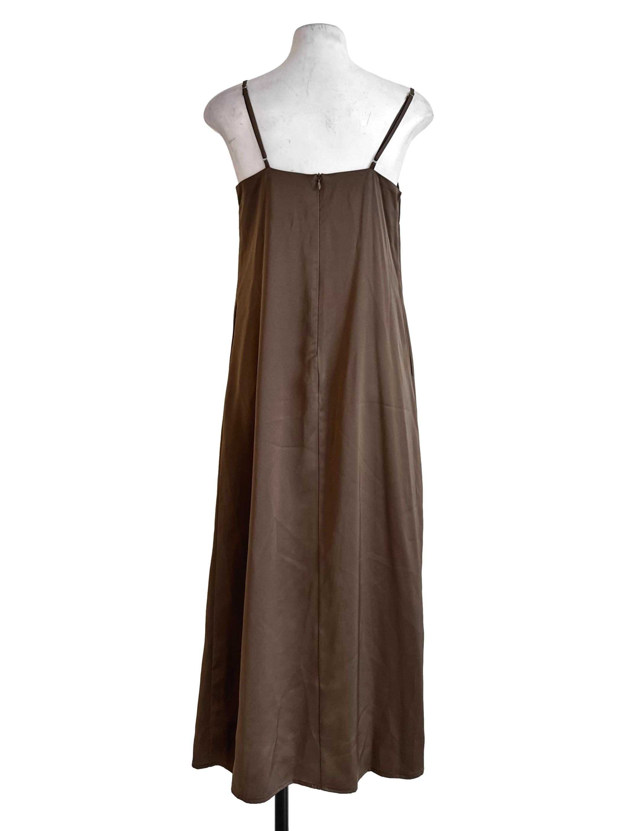 Bronze Brown Padded Dress