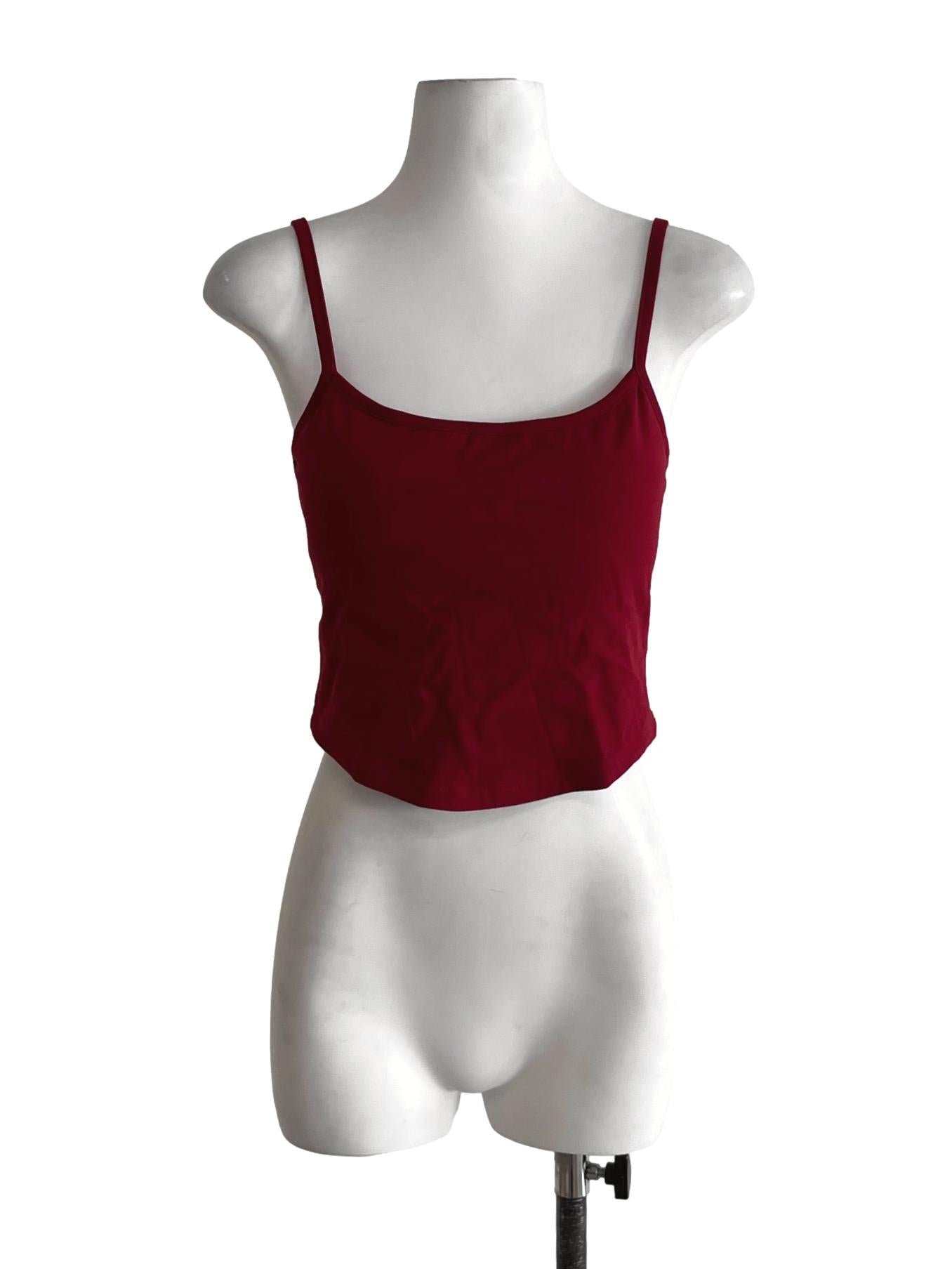 Ruby Red Spaghetti Strap Tank Top
