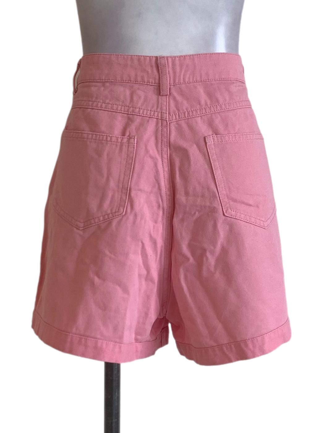 Rose Pink Basic Short Pants