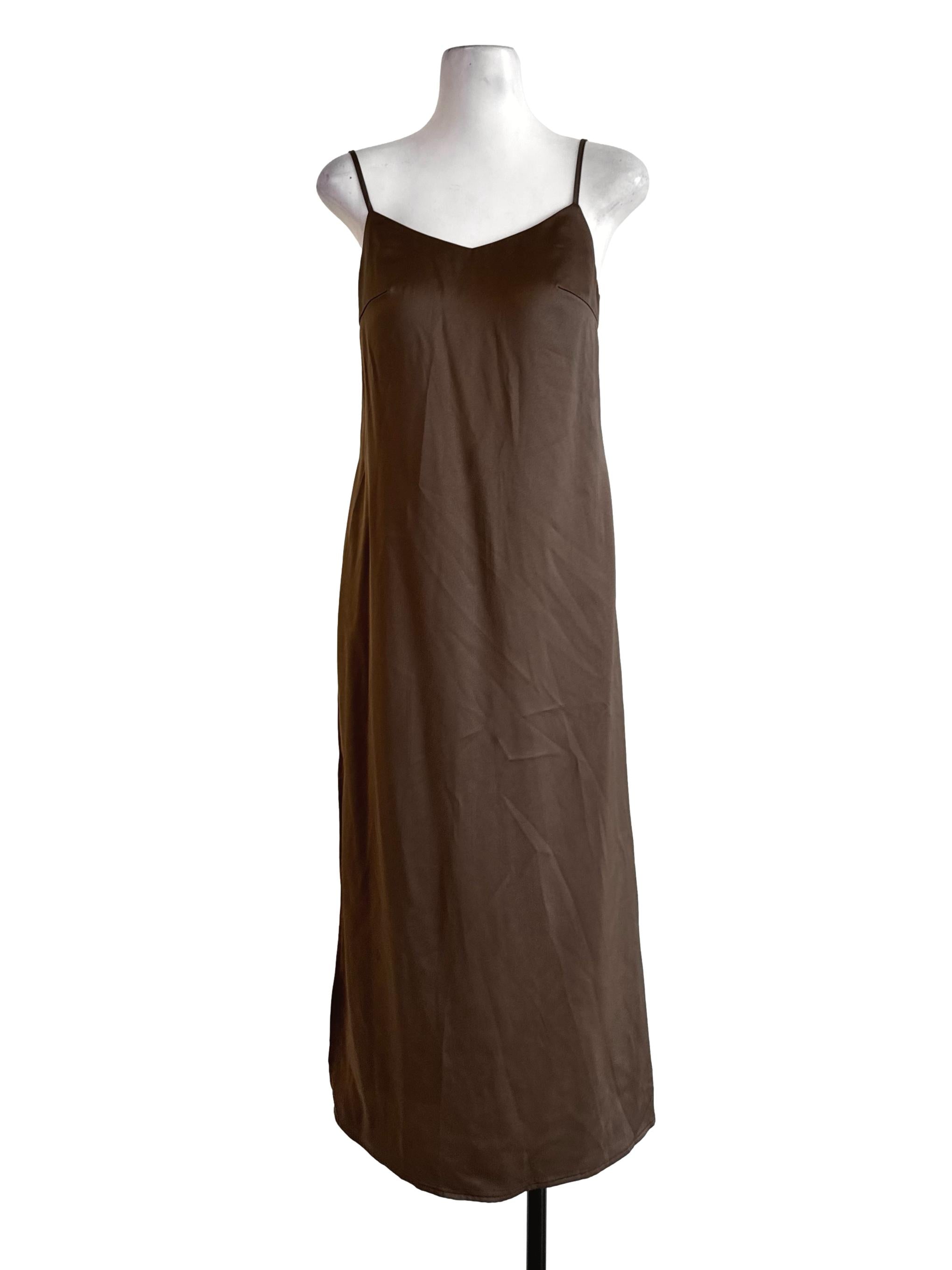 Bronze Brown Padded Dress