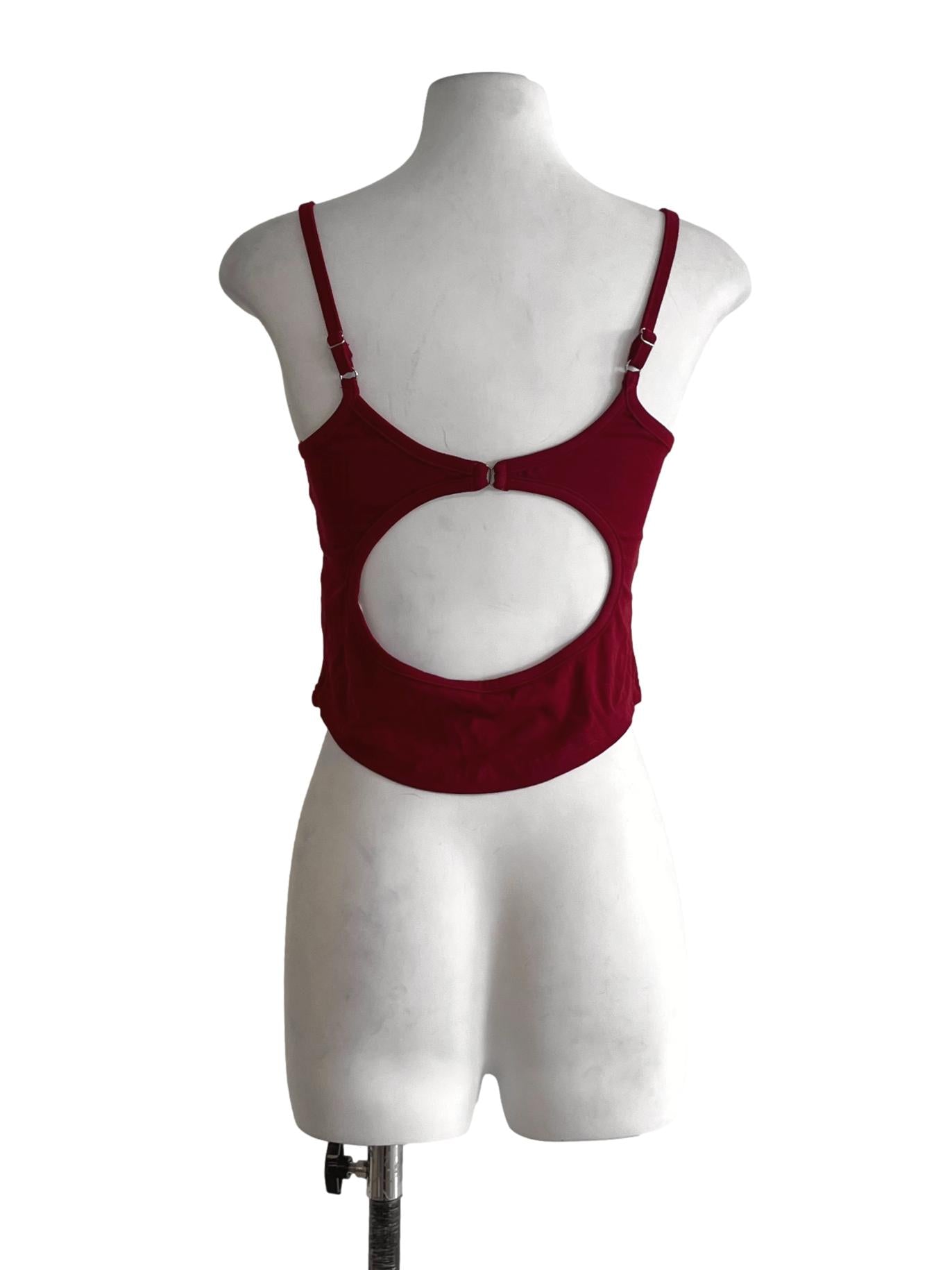 Ruby Red Spaghetti Strap Tank Top
