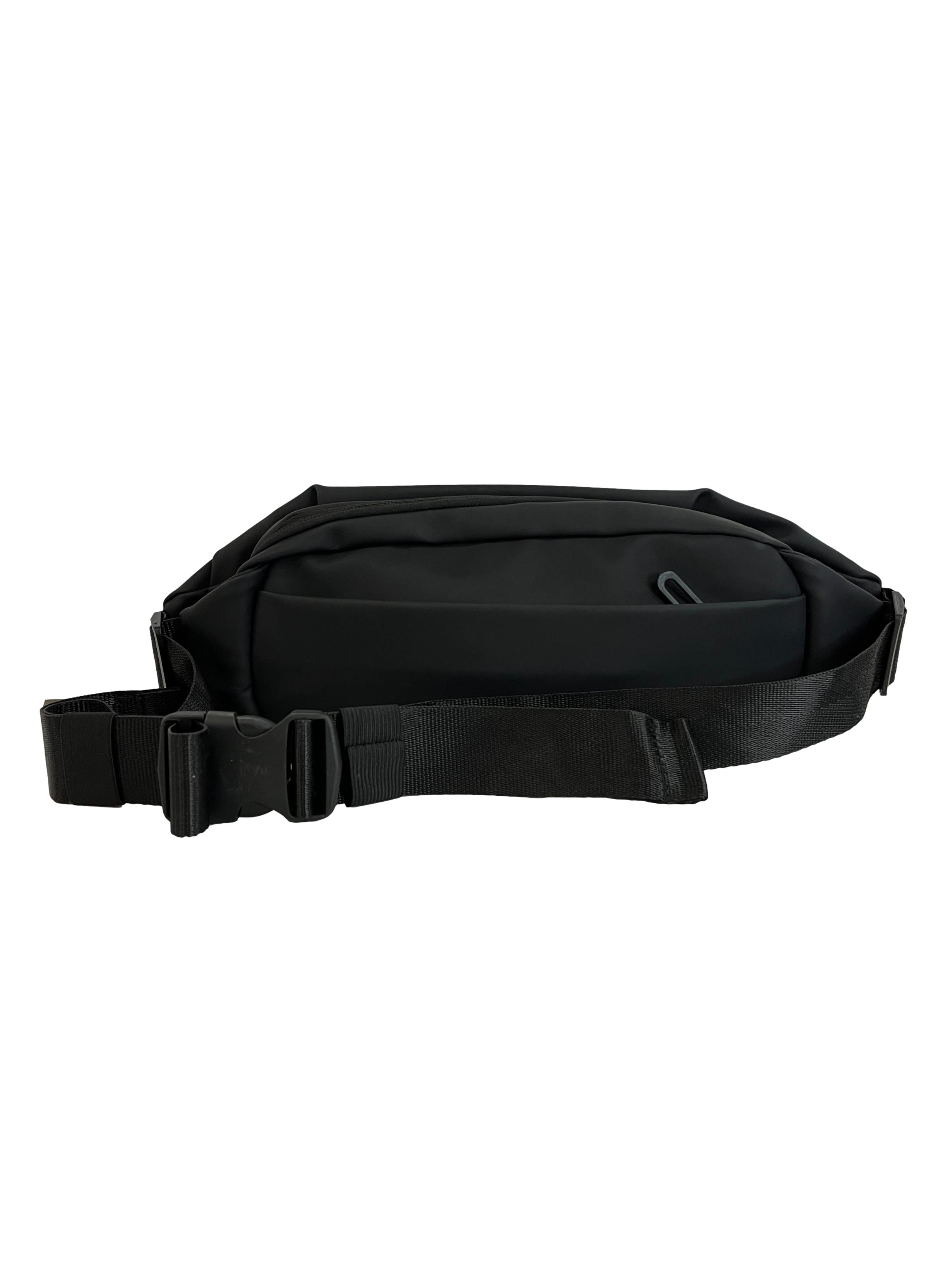 Black Waterproof Waist Bag