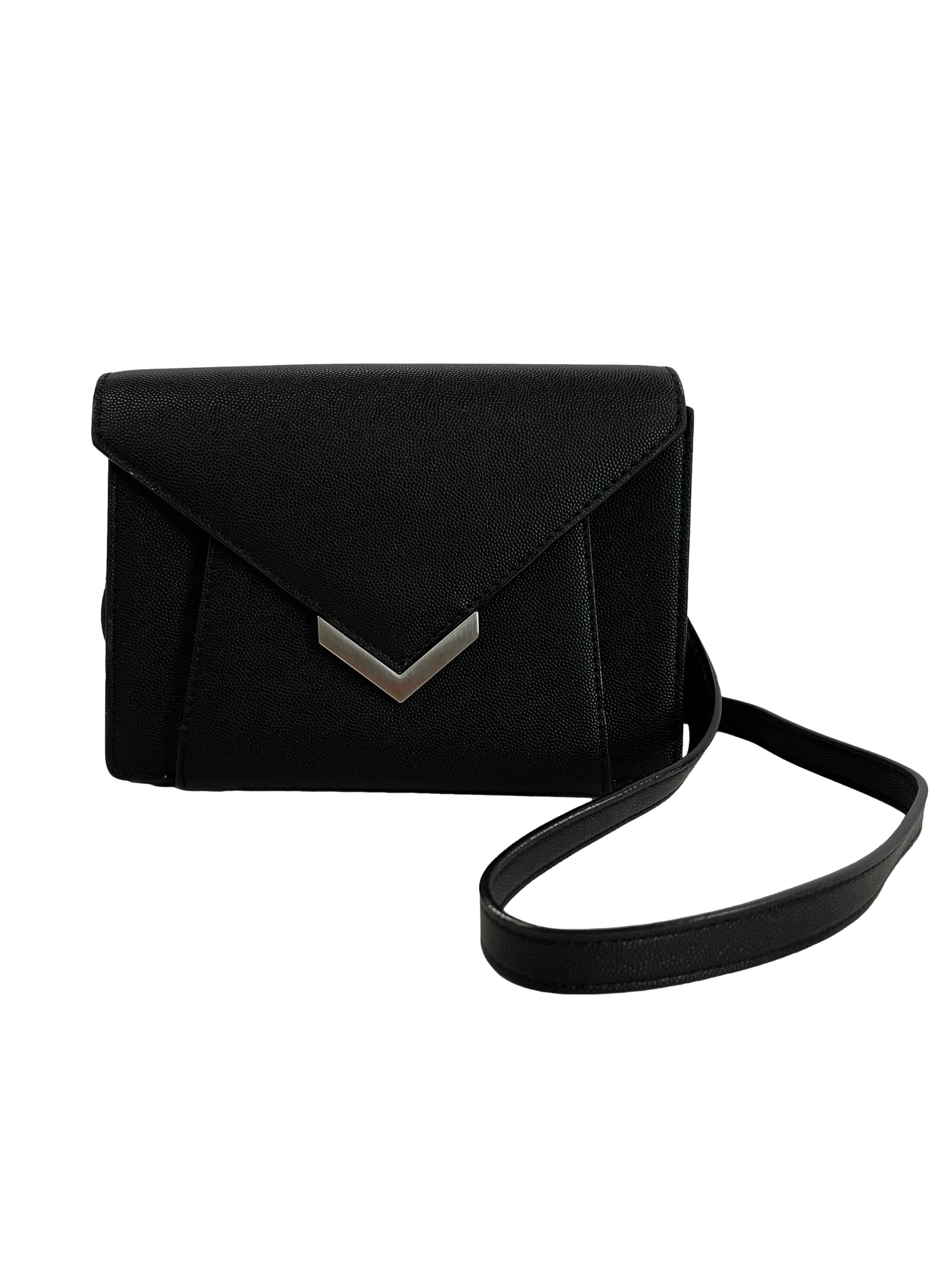 Black Envelope Crossbody Bag