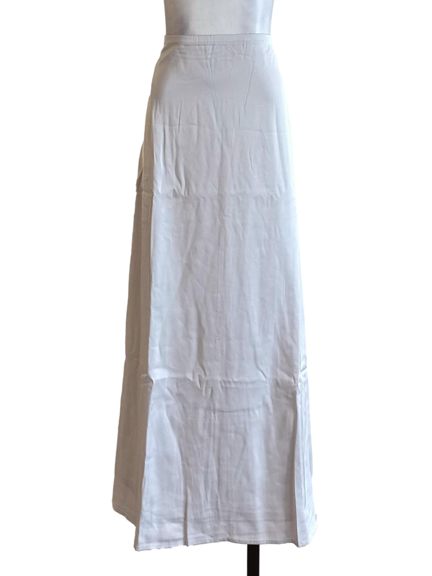 Silver A-Line Skirt