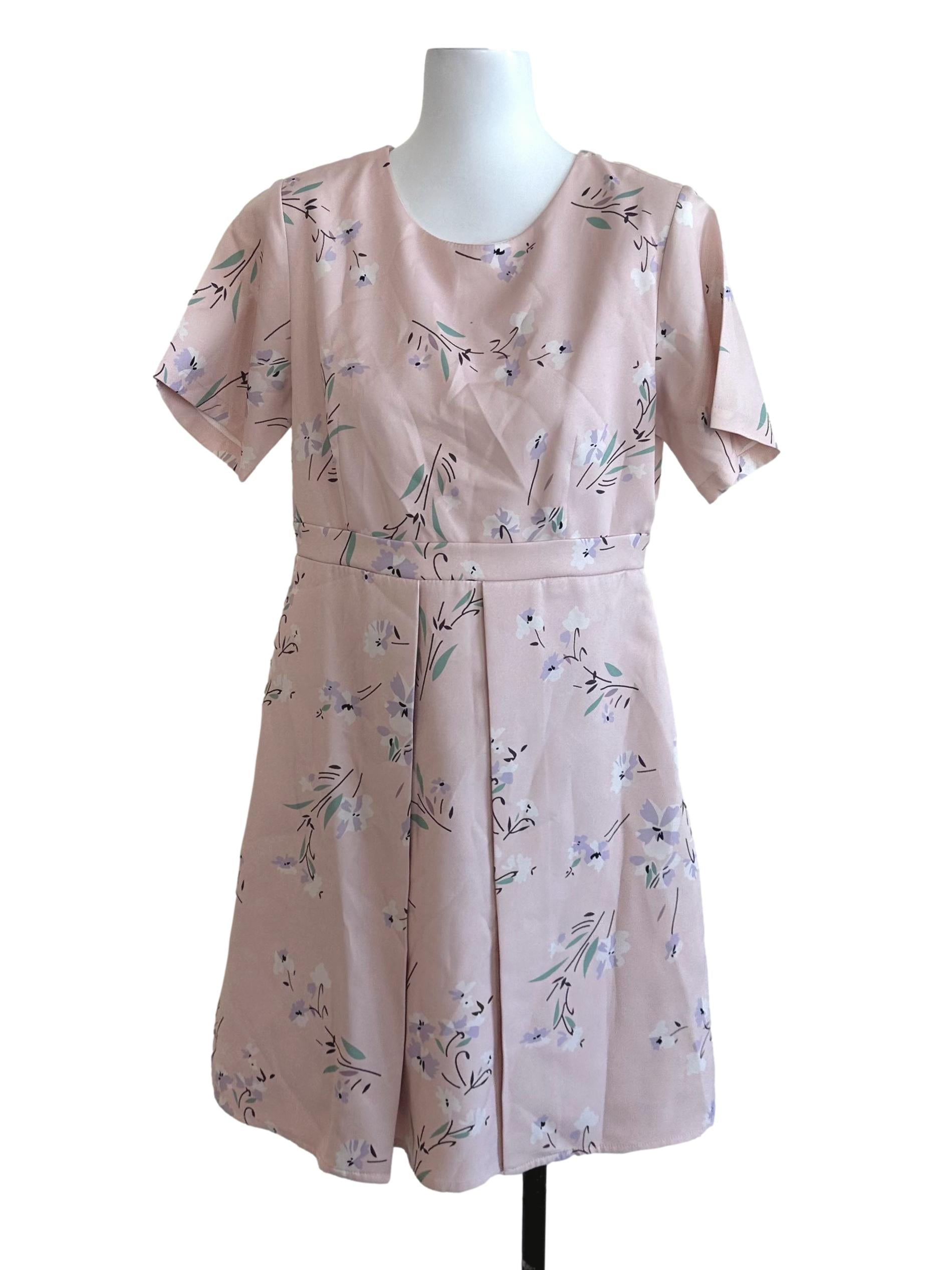 Light Pink Pattern Dress TCL