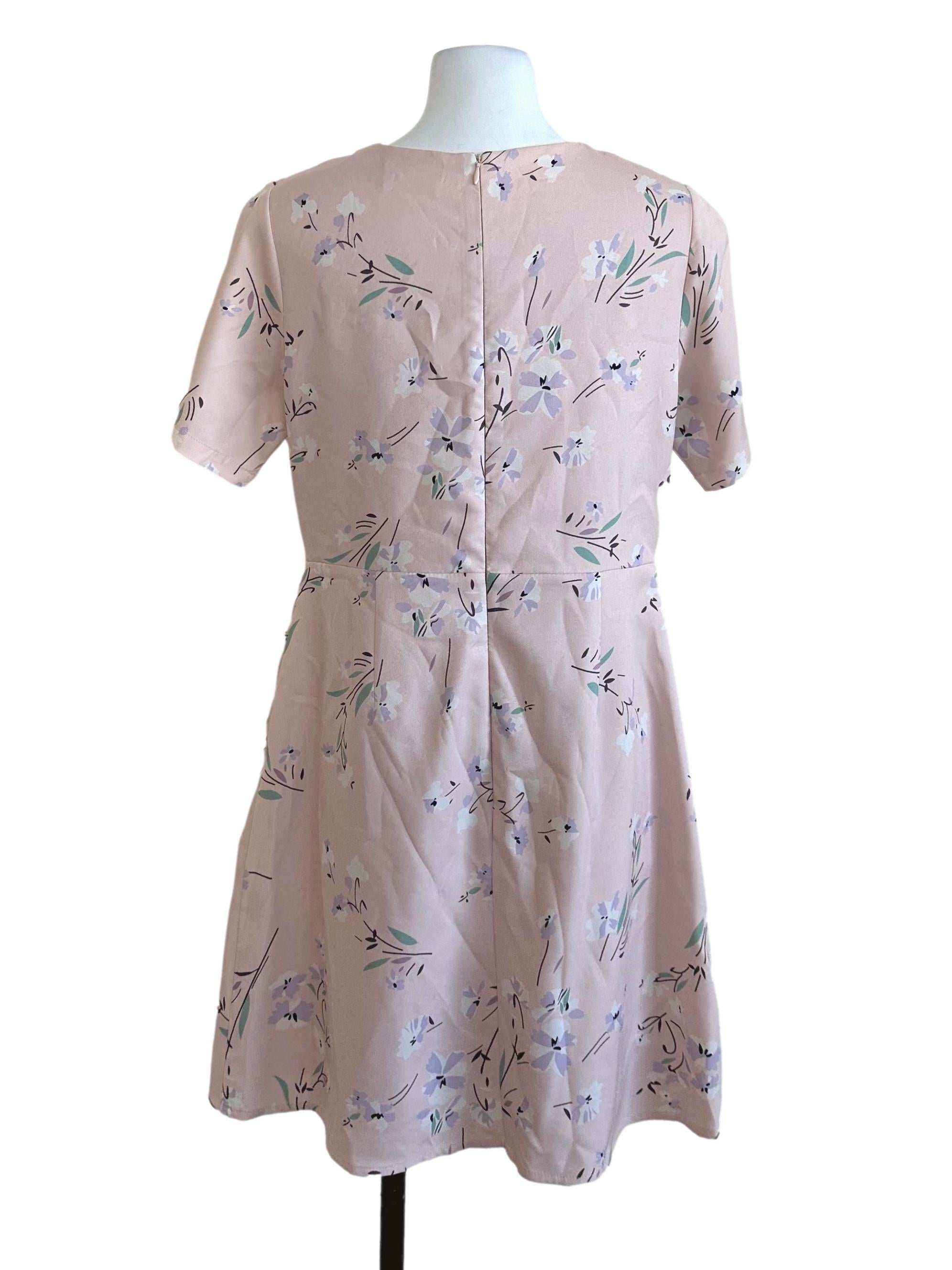Light Pink Pattern Dress TCL
