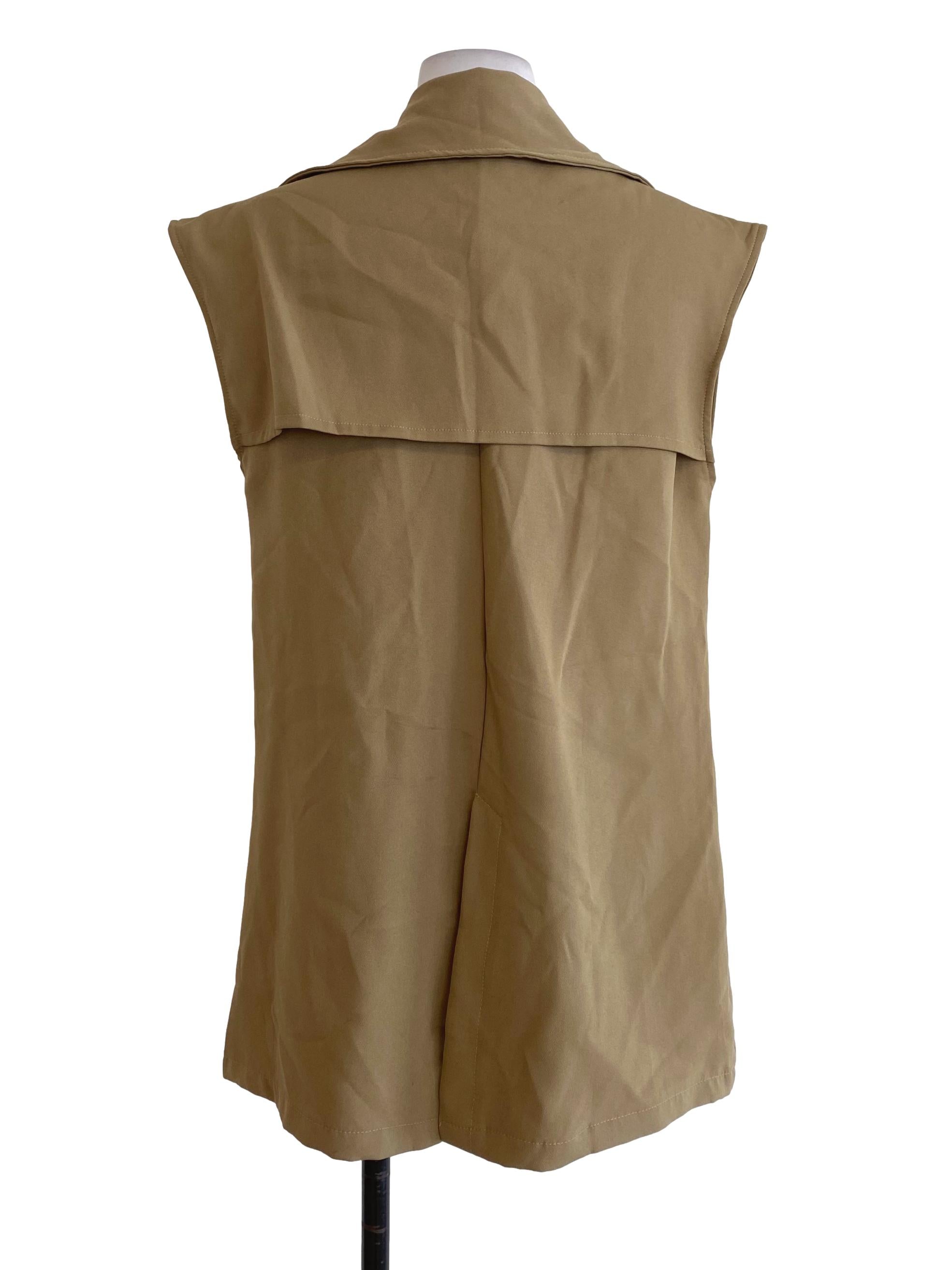 Peanut Double Breasted Dress
