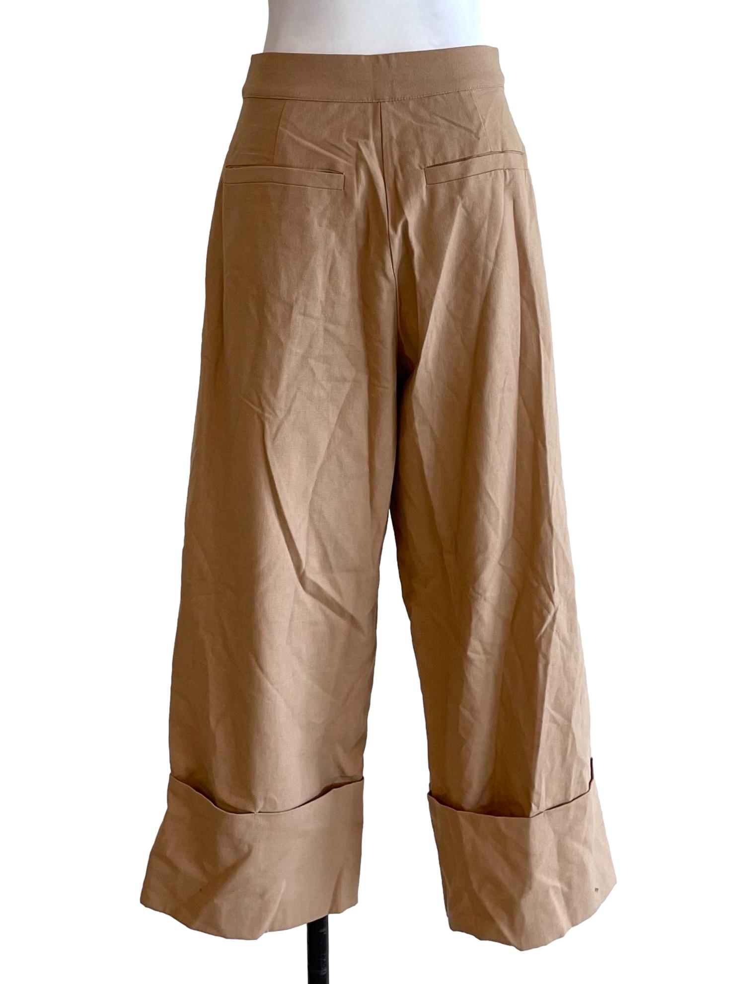 Milky Brown Cuffed Pants