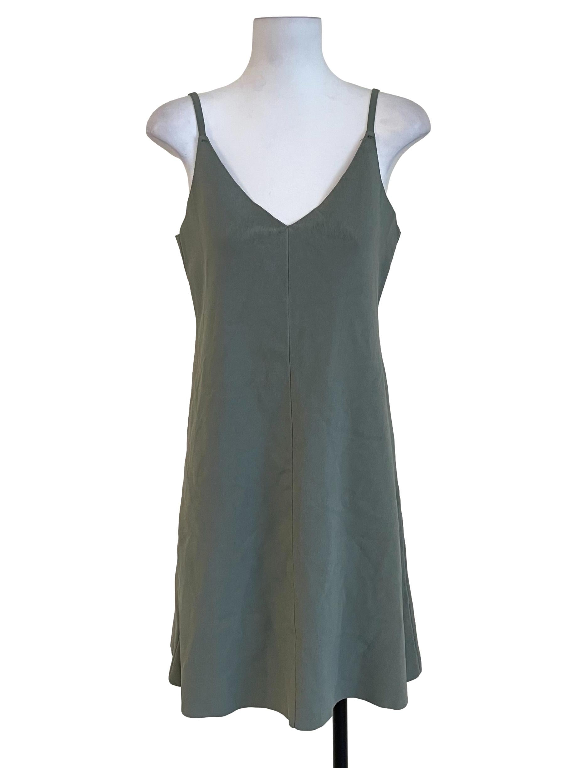 Sage Green Knit Cami Dress