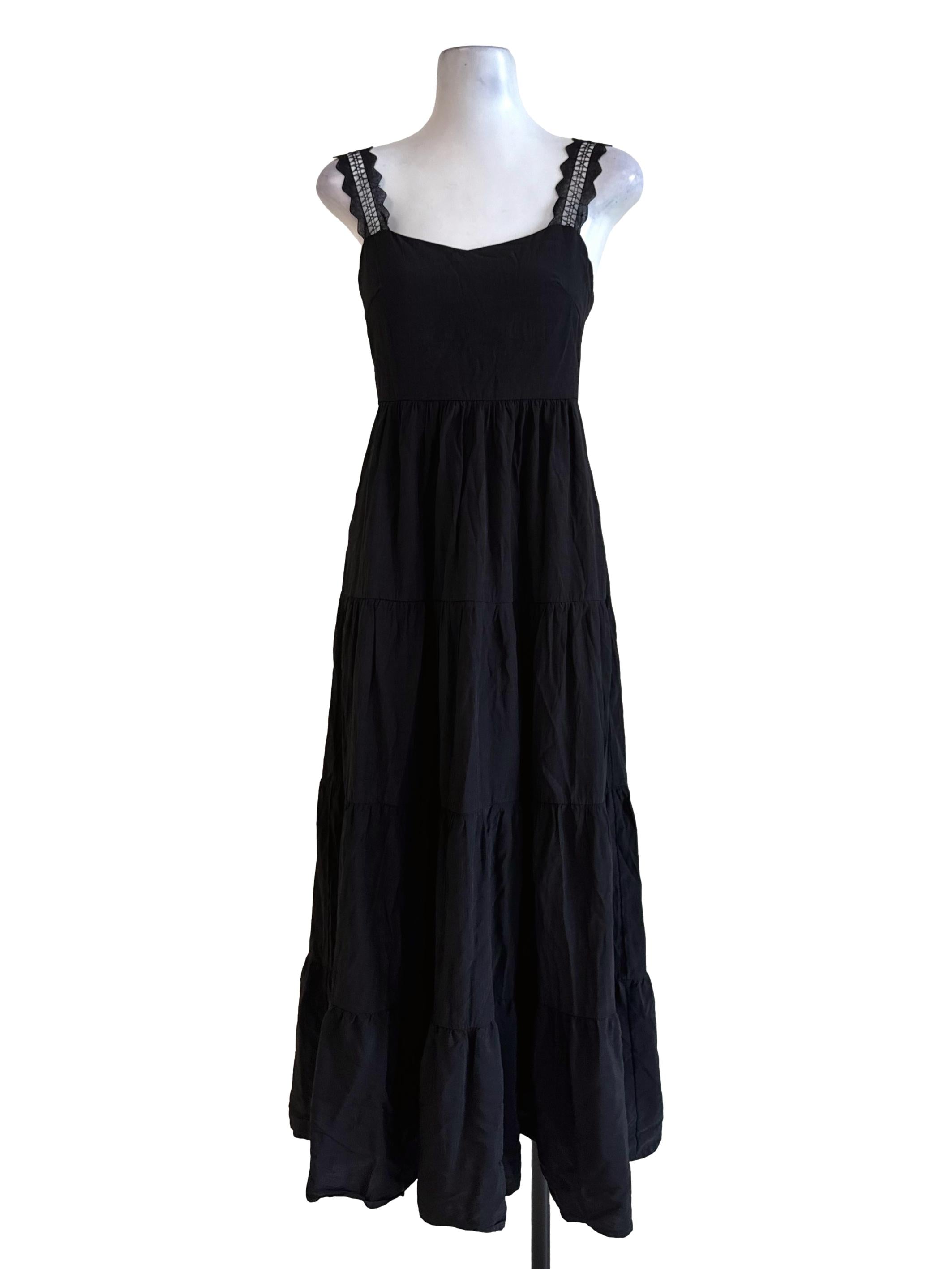 Carbon Black Padded Dress