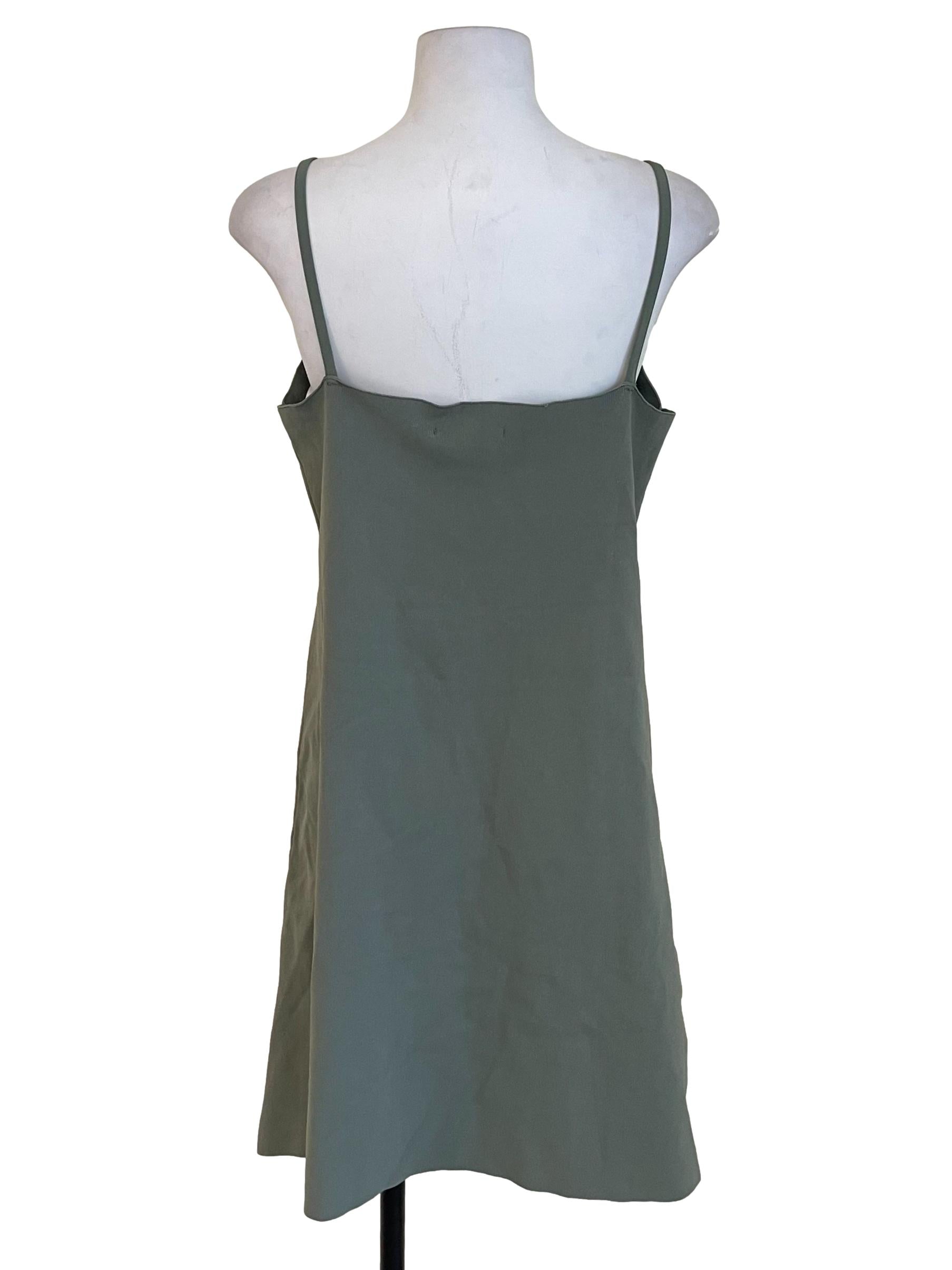 Sage Green Knit Cami Dress
