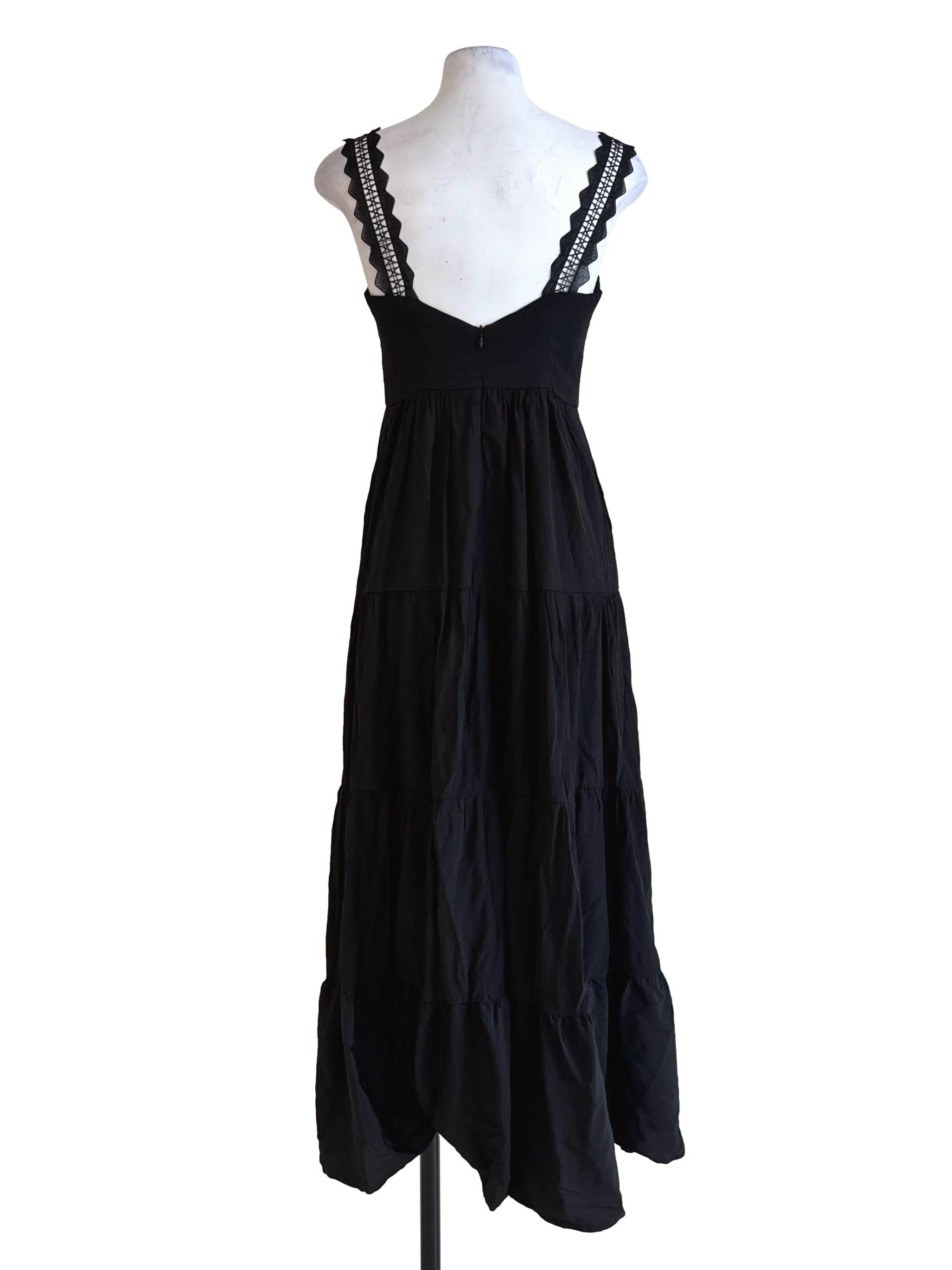 Carbon Black Padded Dress