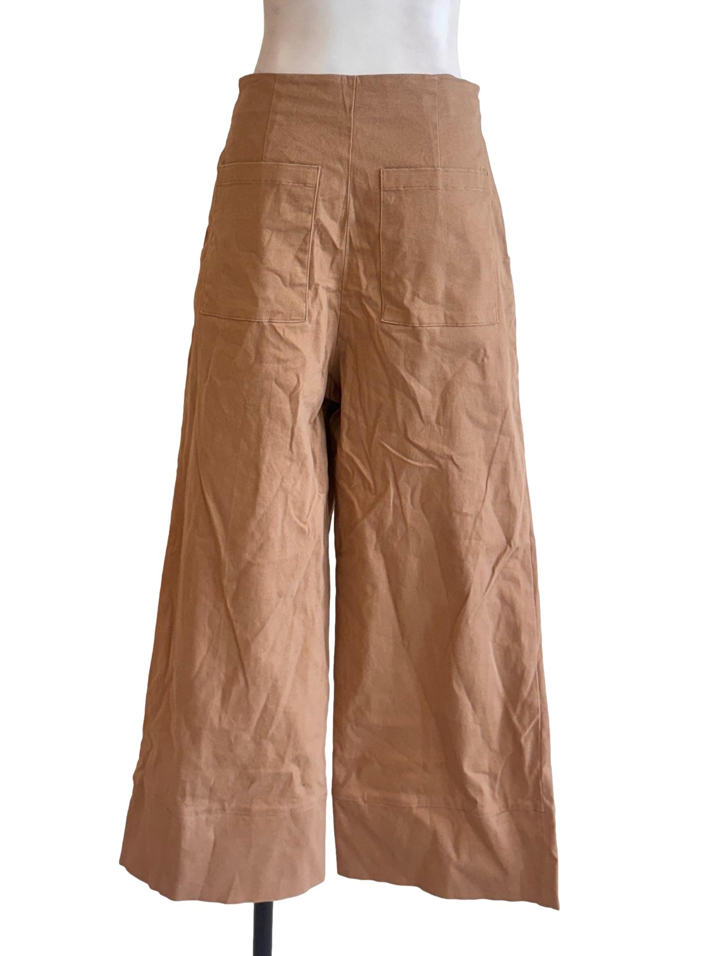 Tawny Brown High Waisted Pants