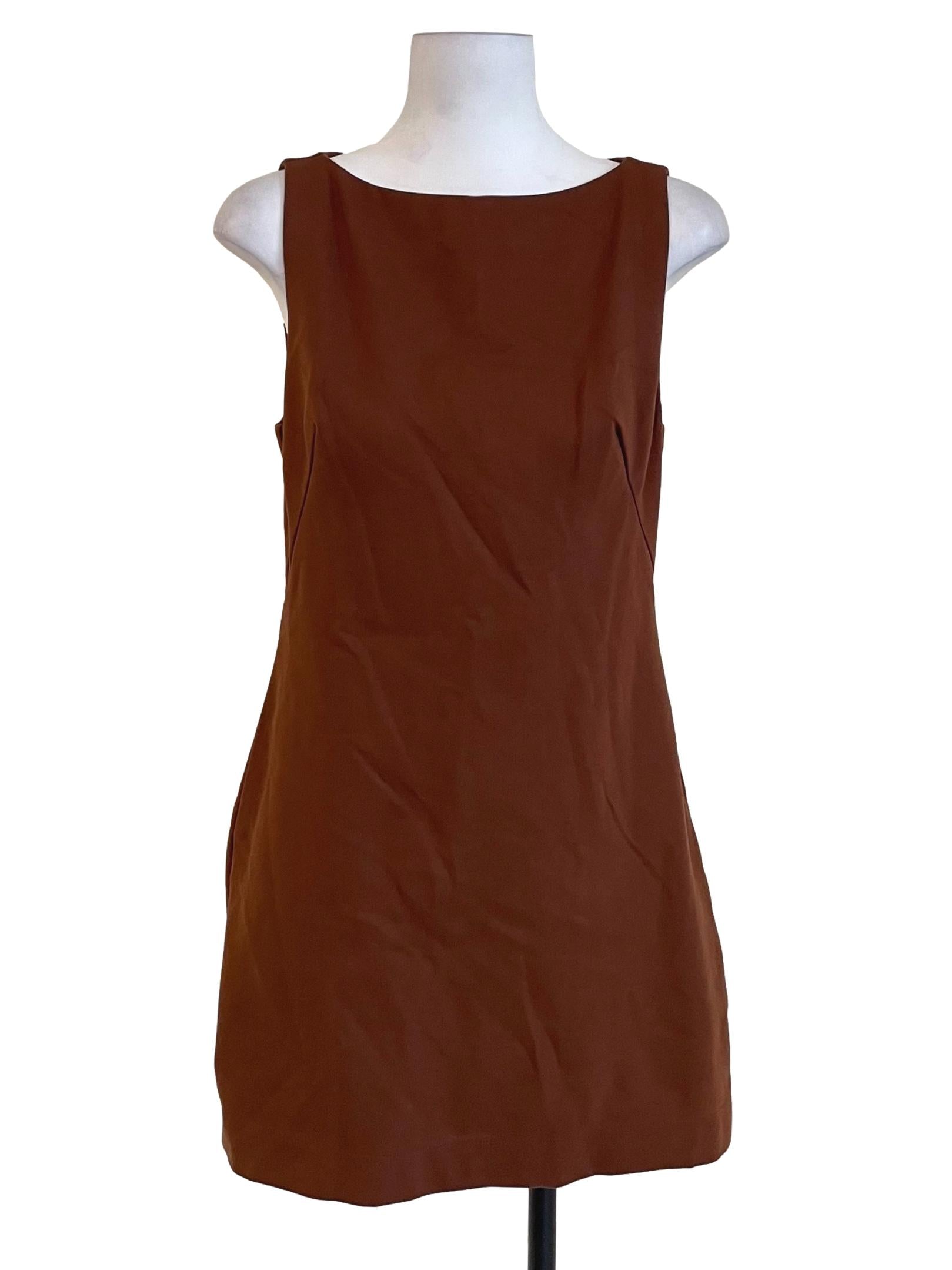 Pecan Brown Sabrina Dress