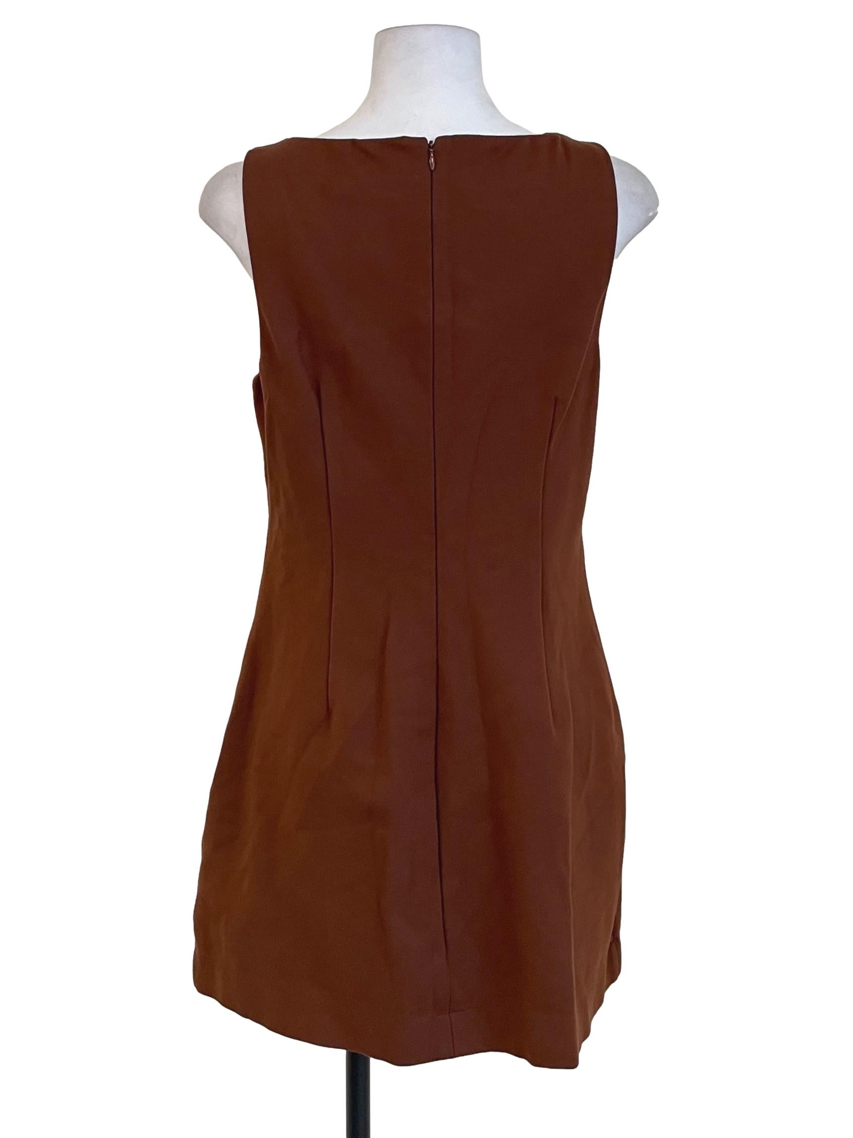 Pecan Brown Sabrina Dress