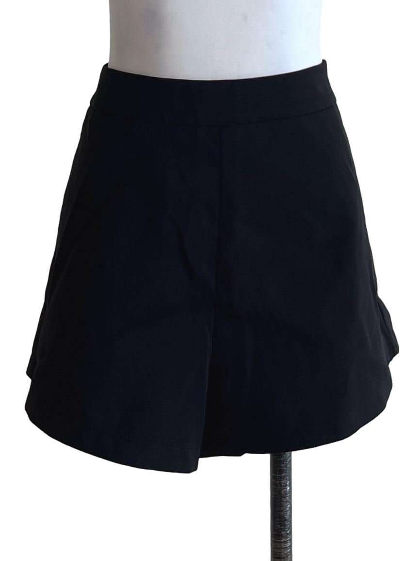 Black High-Waisted Shorts