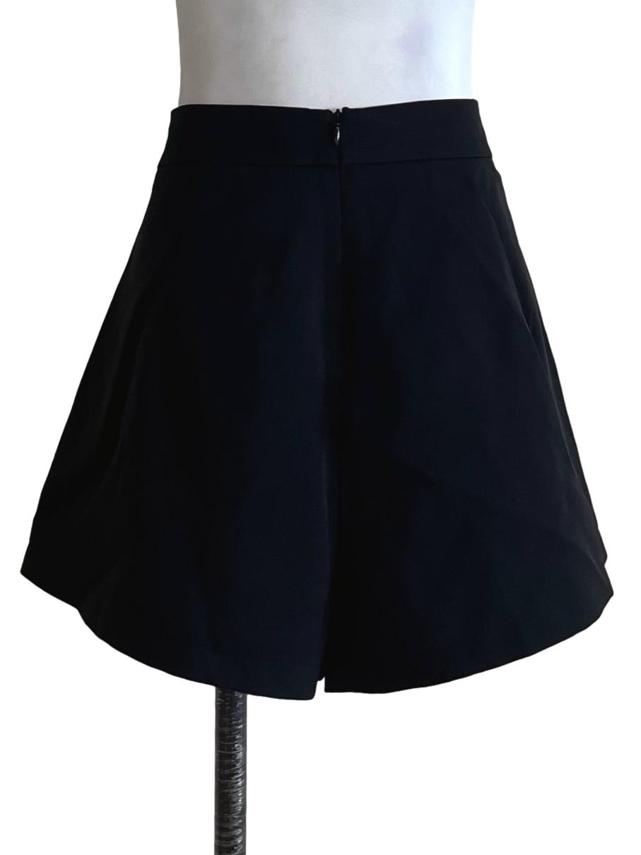 Black High-Waisted Shorts