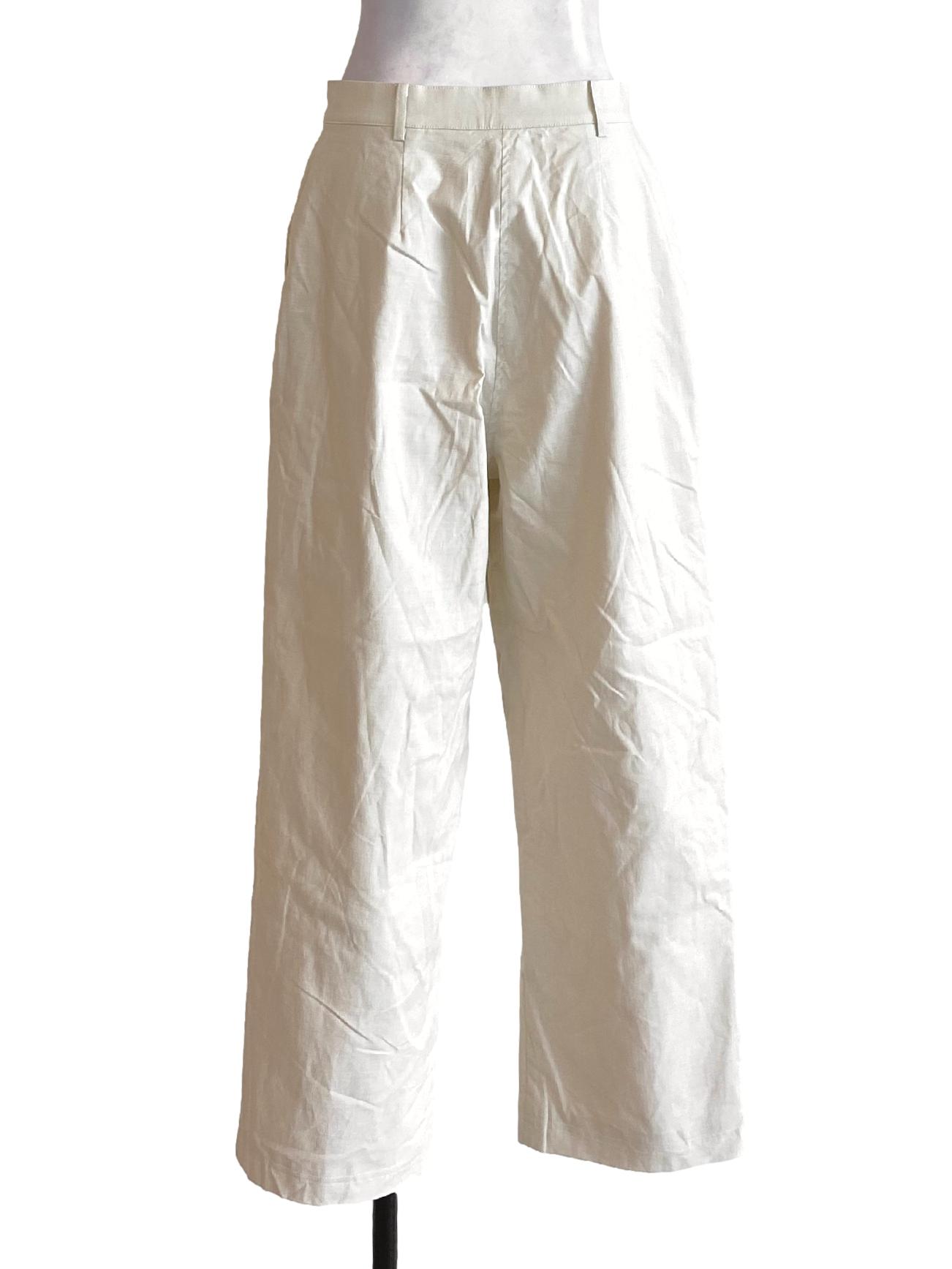 Pintuck Straight-Leg Pants OSN