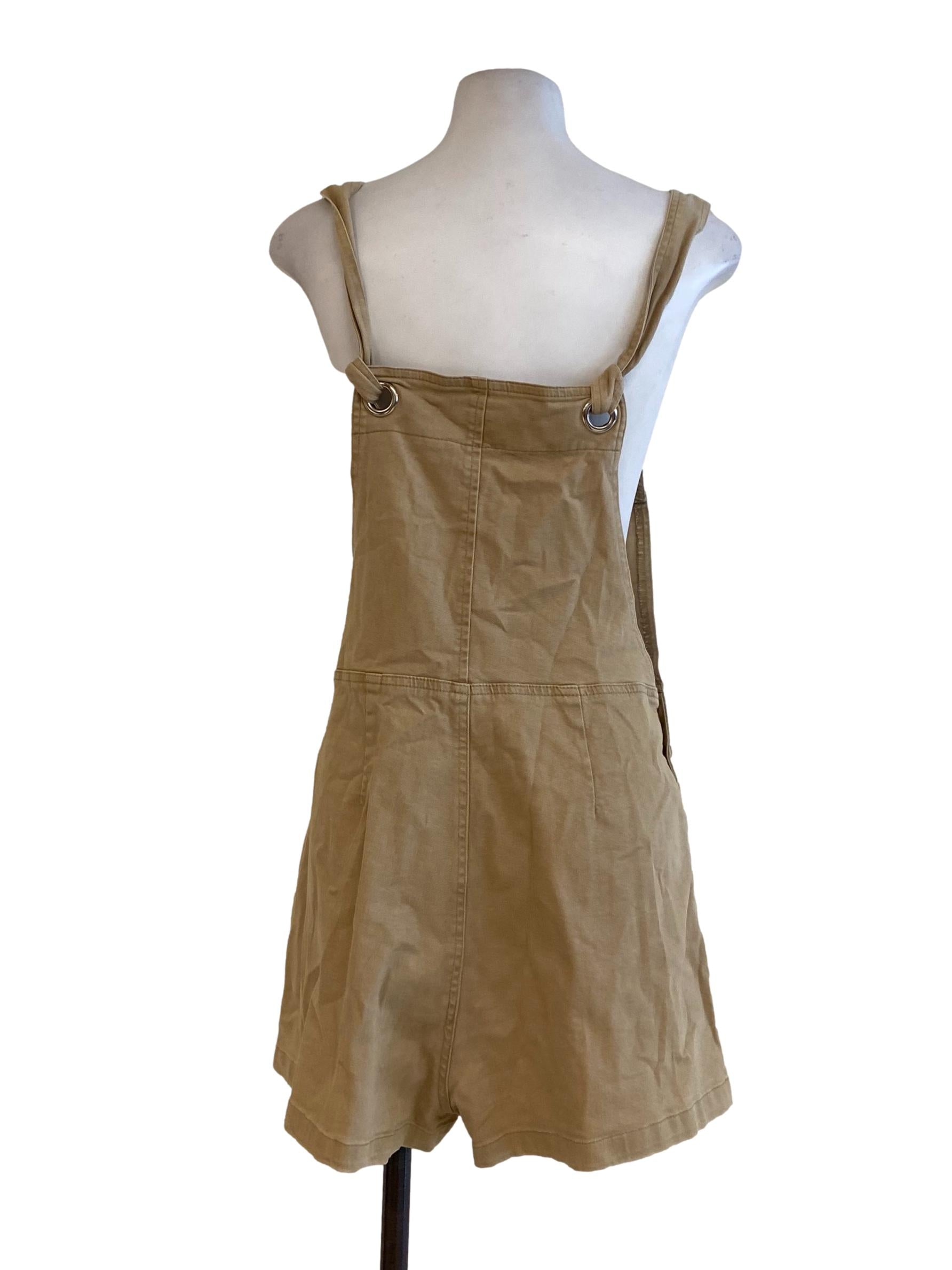 Tortilla Brown Twill Rompers