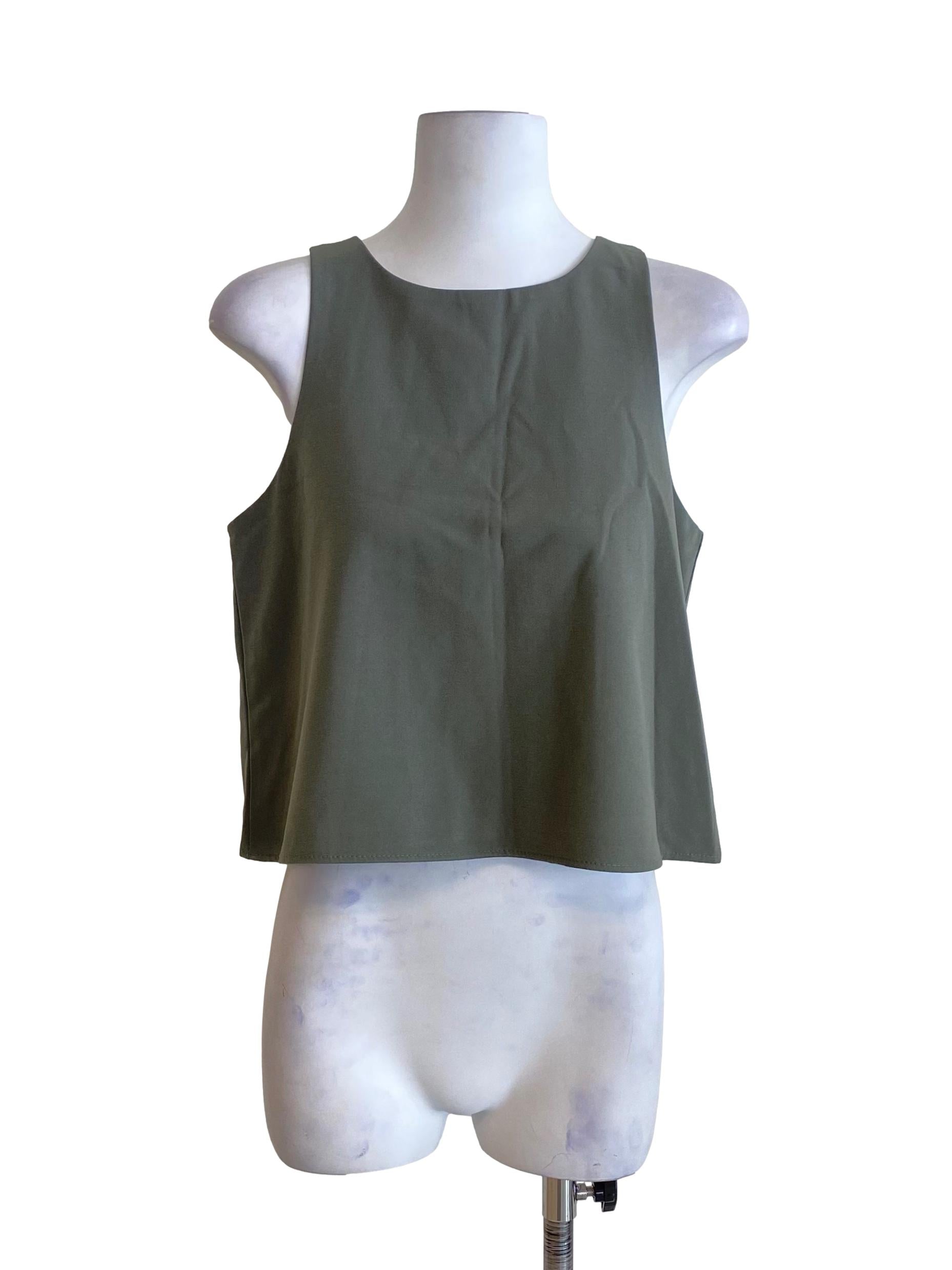 Pistachio Green Sleeveless Top