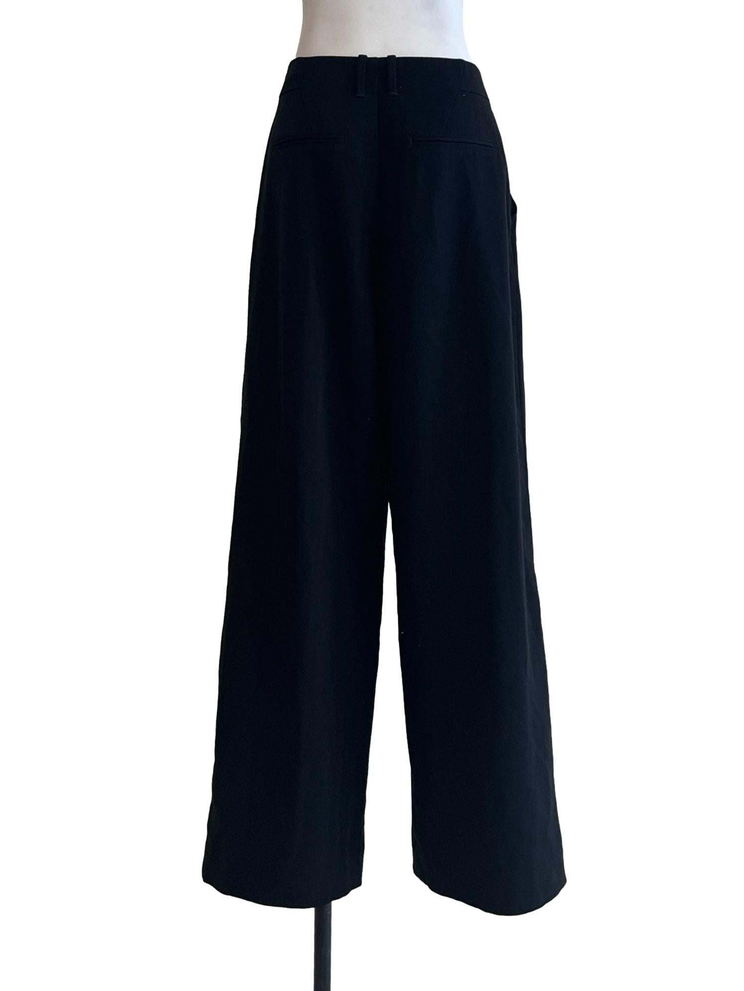 Onyx Black Wide Leg Pants