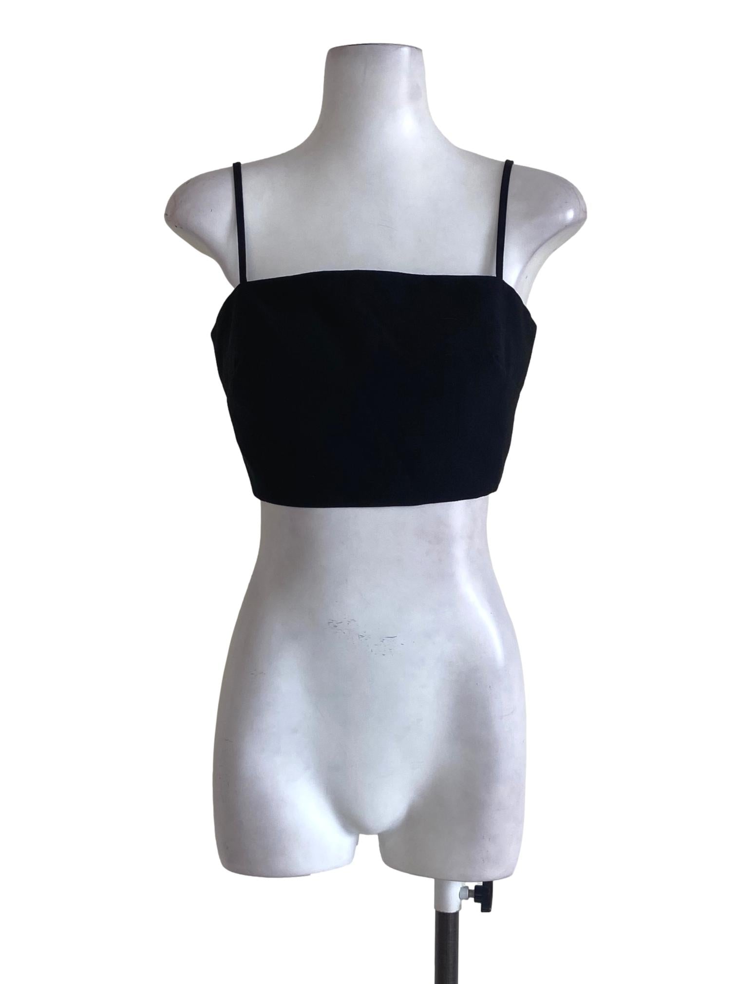 Black Crop Top