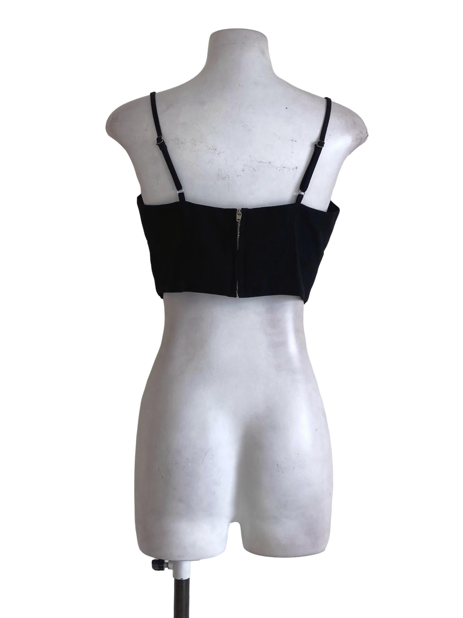 Black Crop Top