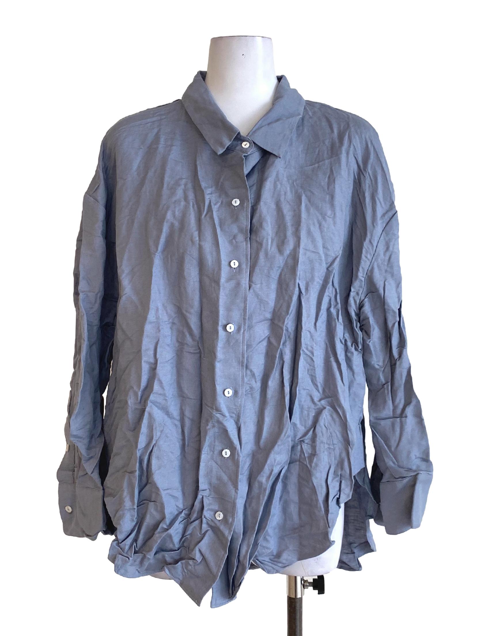 Button-Down Rayon Shirt OSN