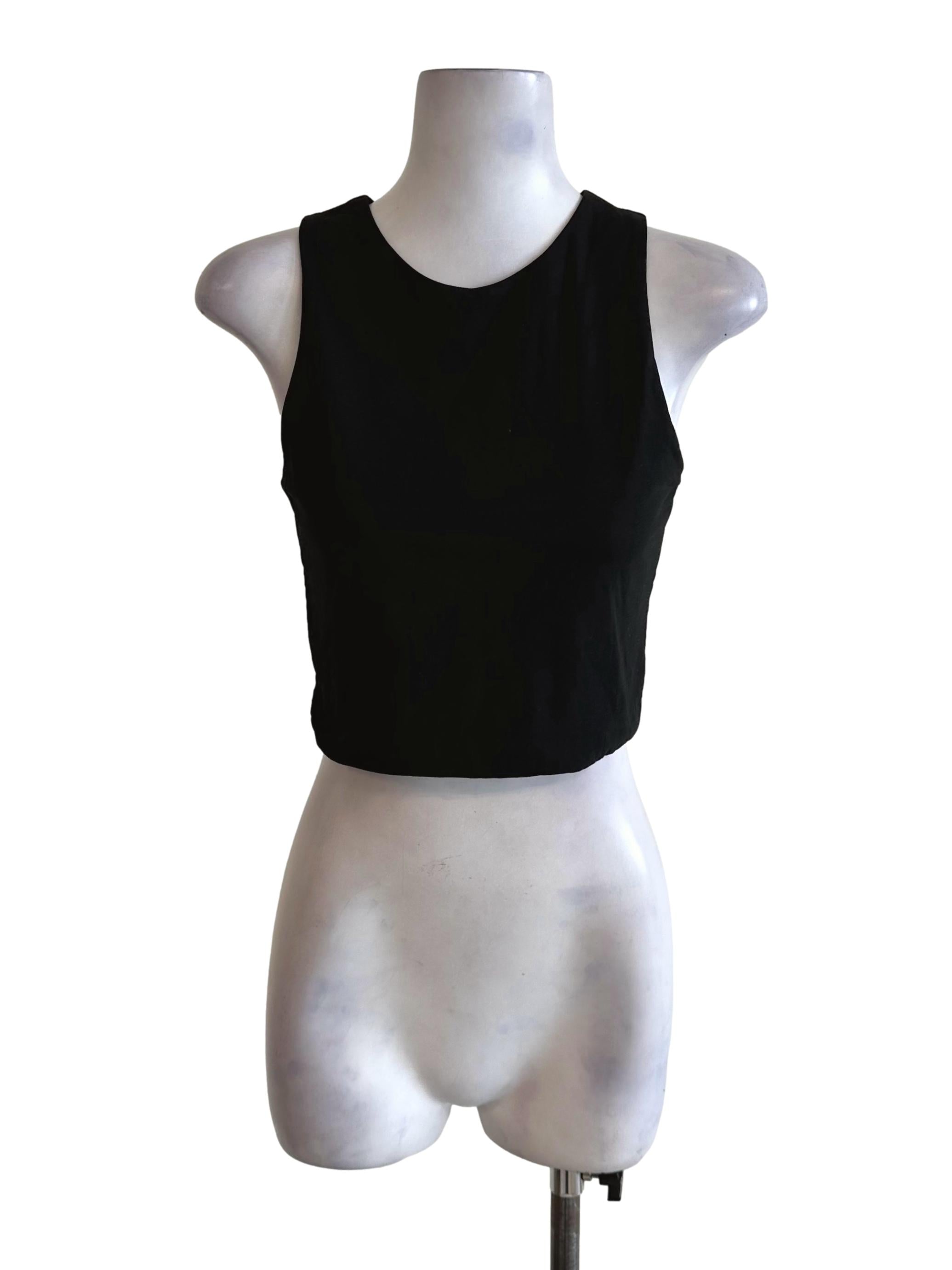 Raven Black Knit Tank Top LB