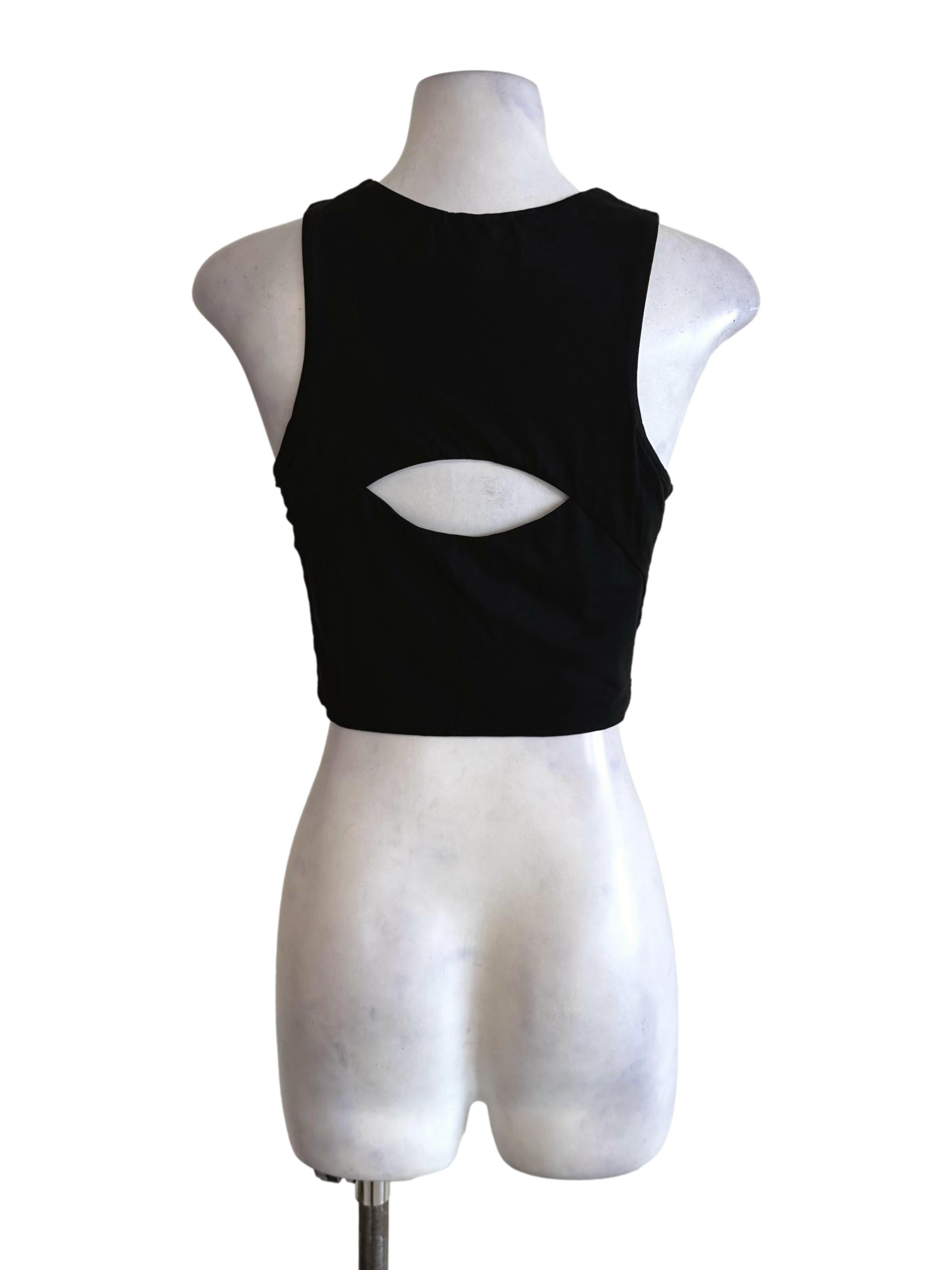 Raven Black Knit Tank Top LB