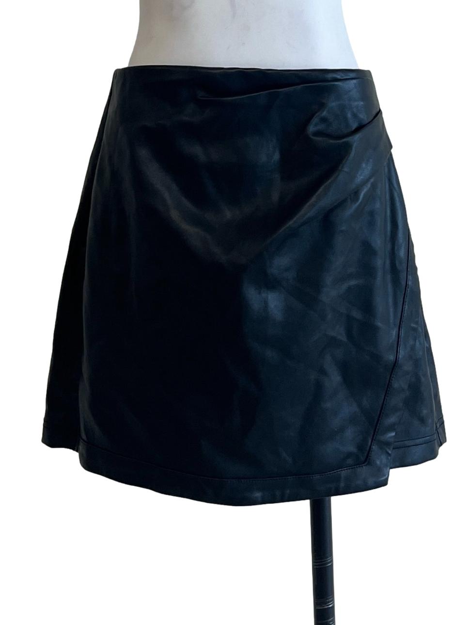 Ink Black A-Line Skirt
