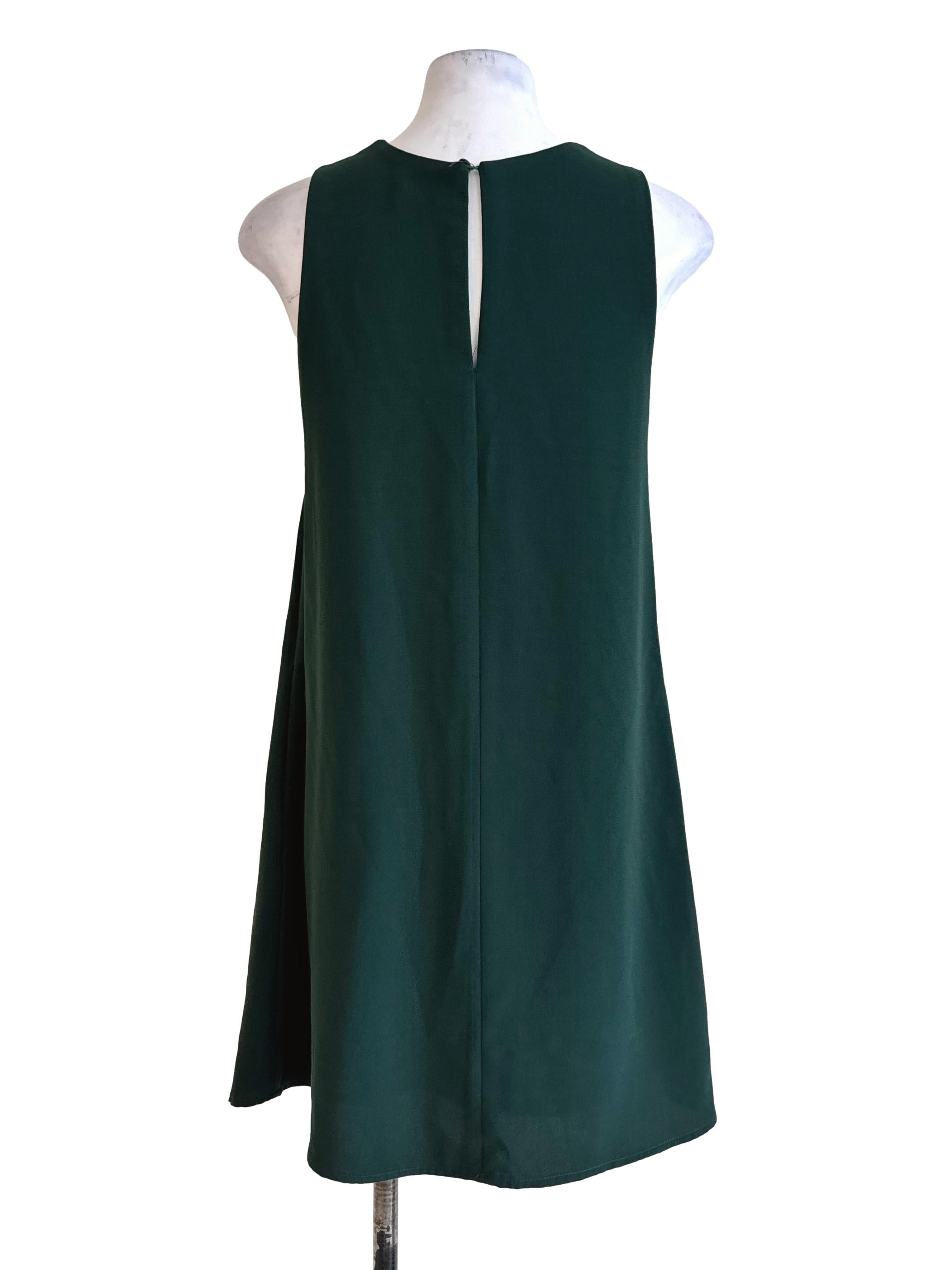 Seaweed Green A-Line Dress