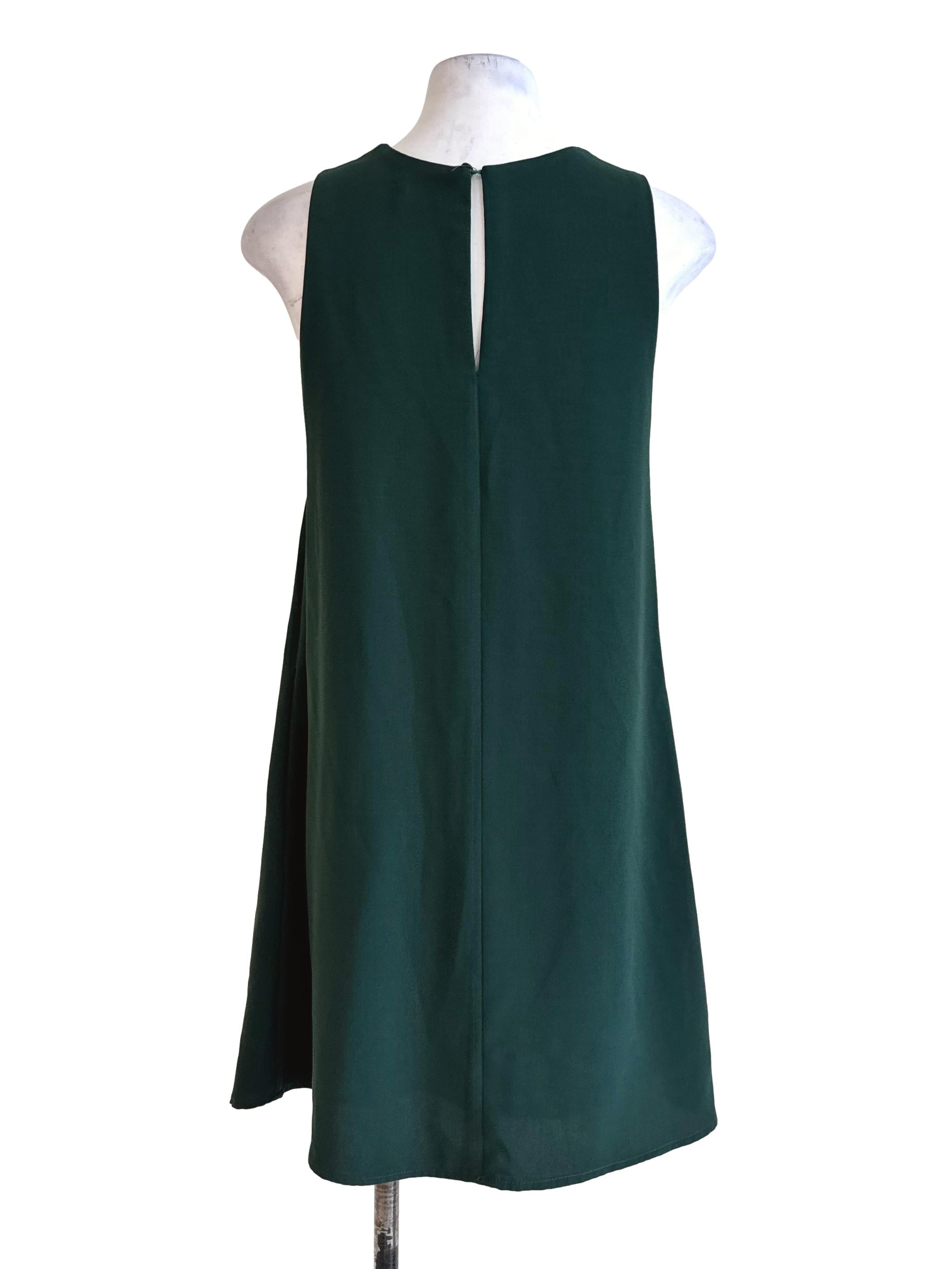 Seaweed Green A-Line Dress
