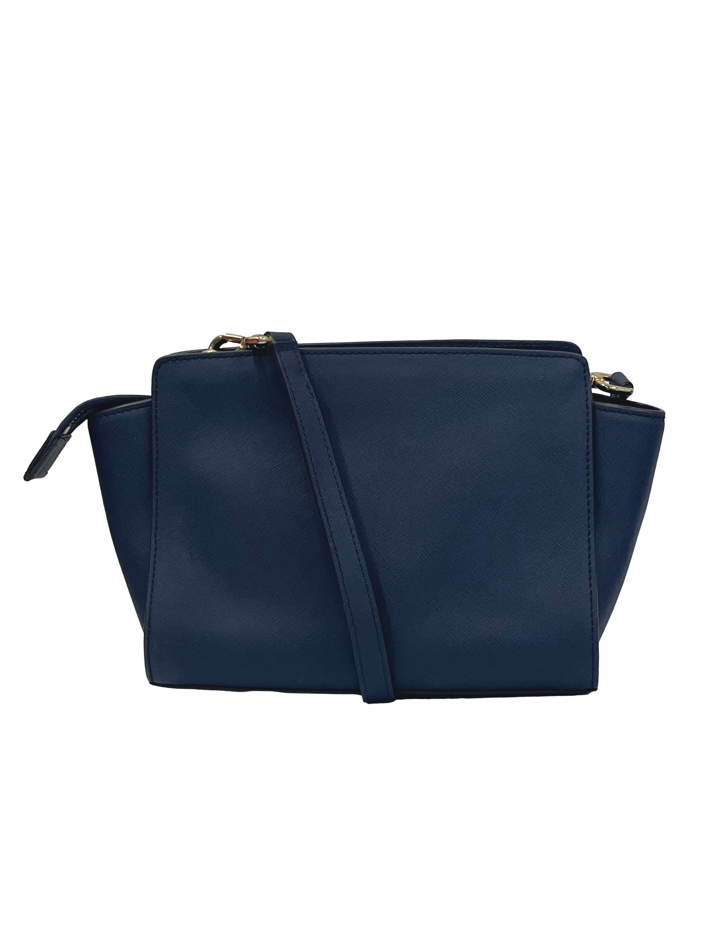 Navy Selma Pochette Crossbody Bag