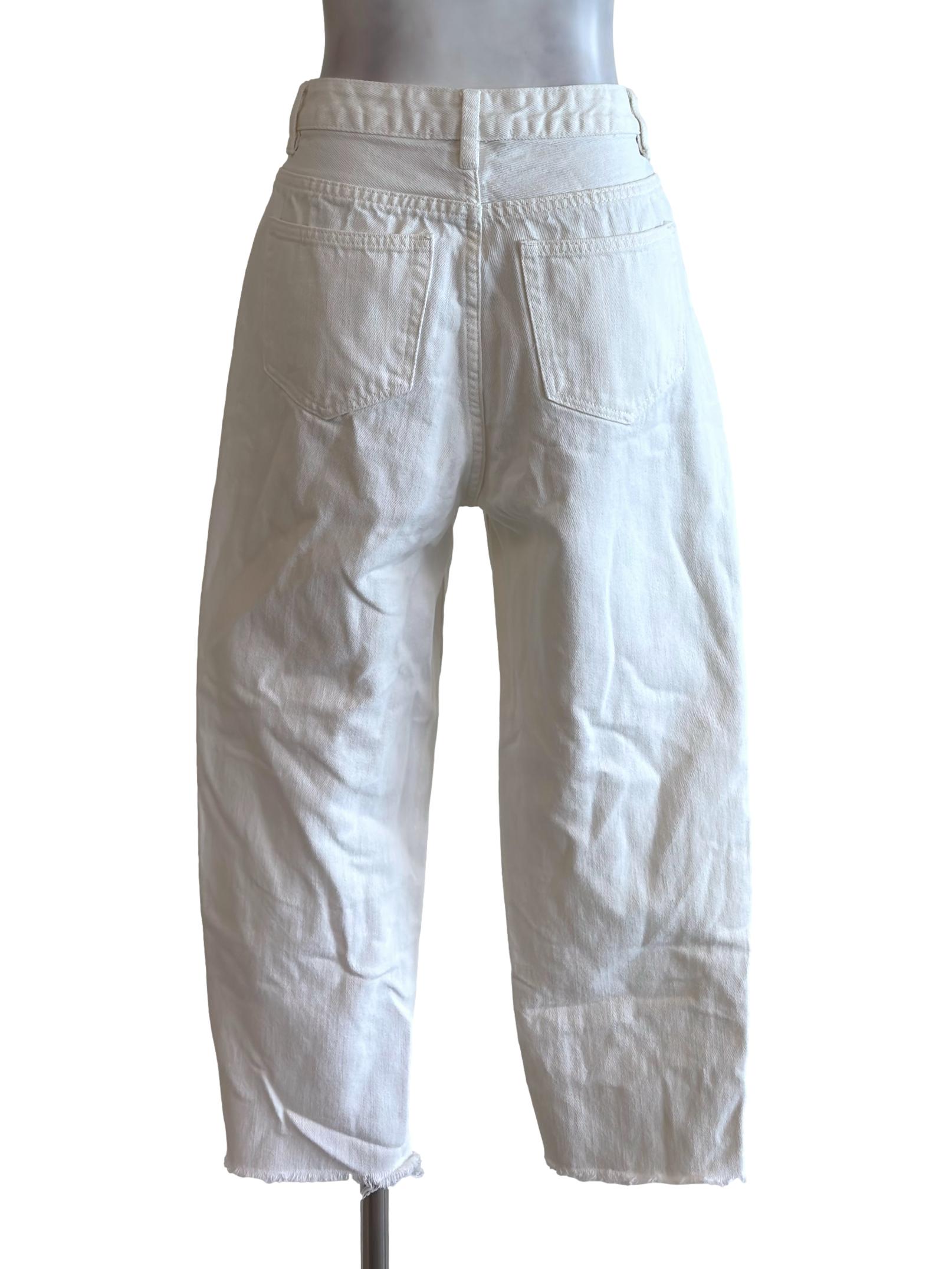 White Straight Jean LB