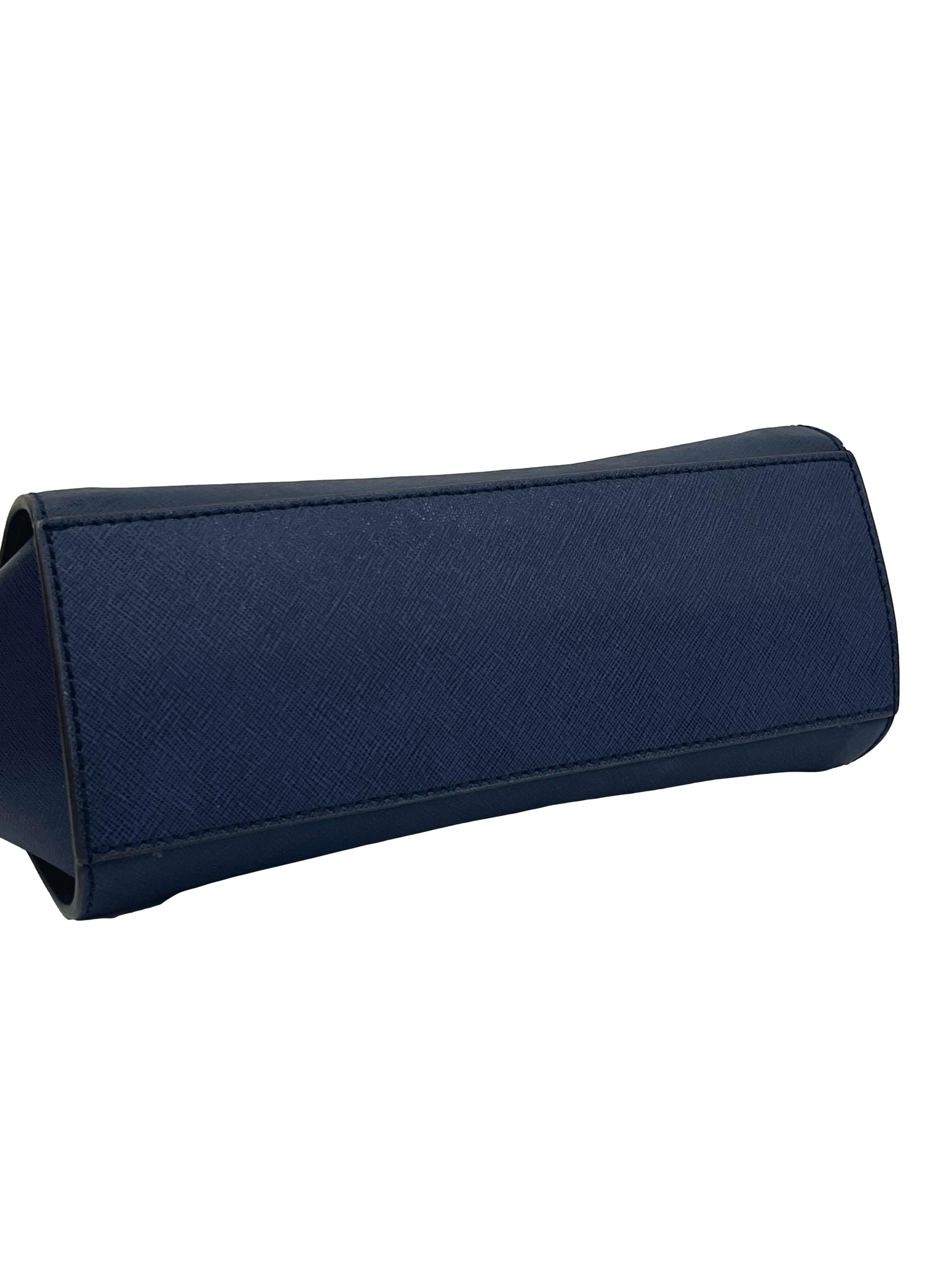 Navy Selma Pochette Crossbody Bag