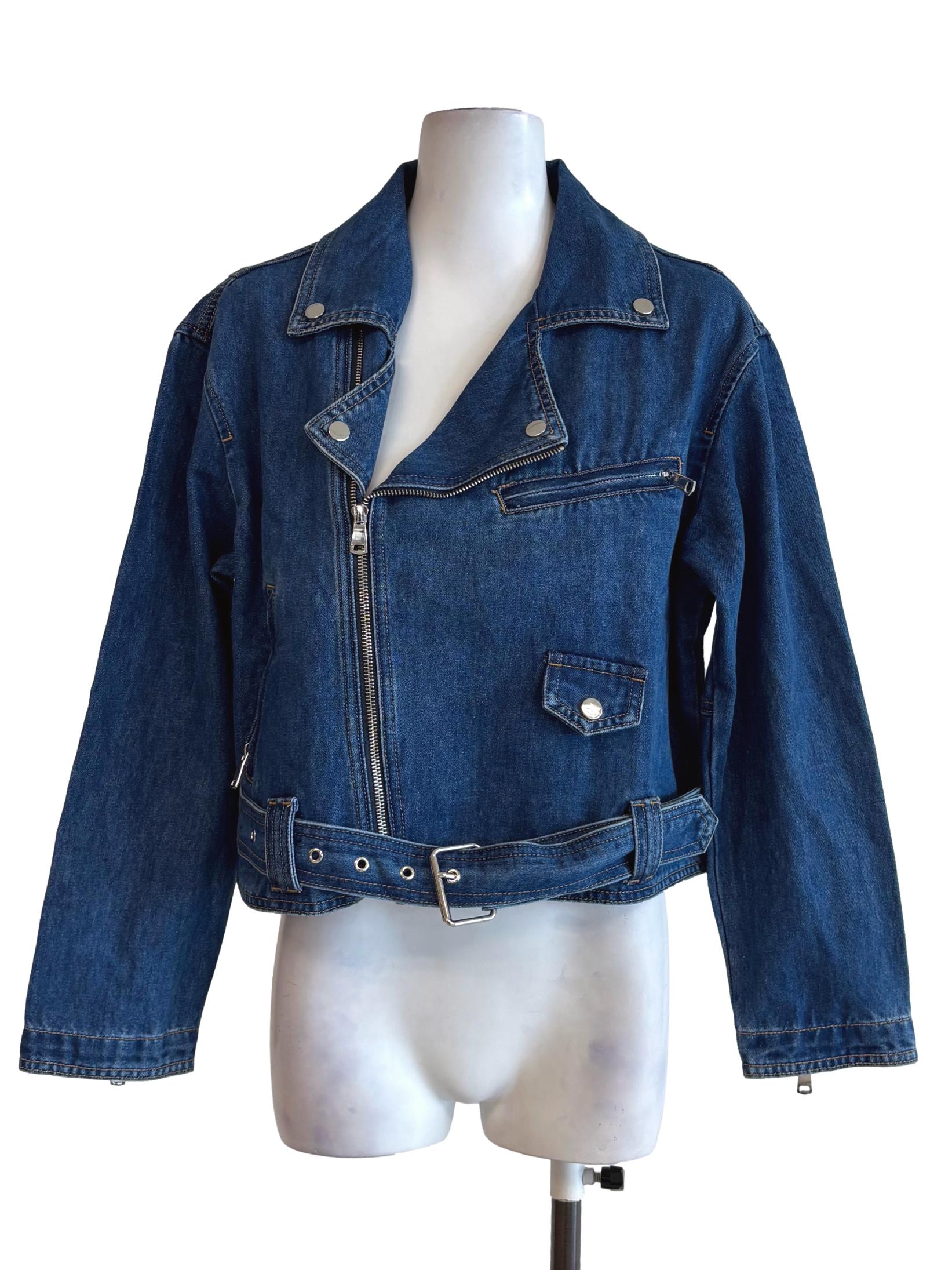 Blue Denim Style Jacket