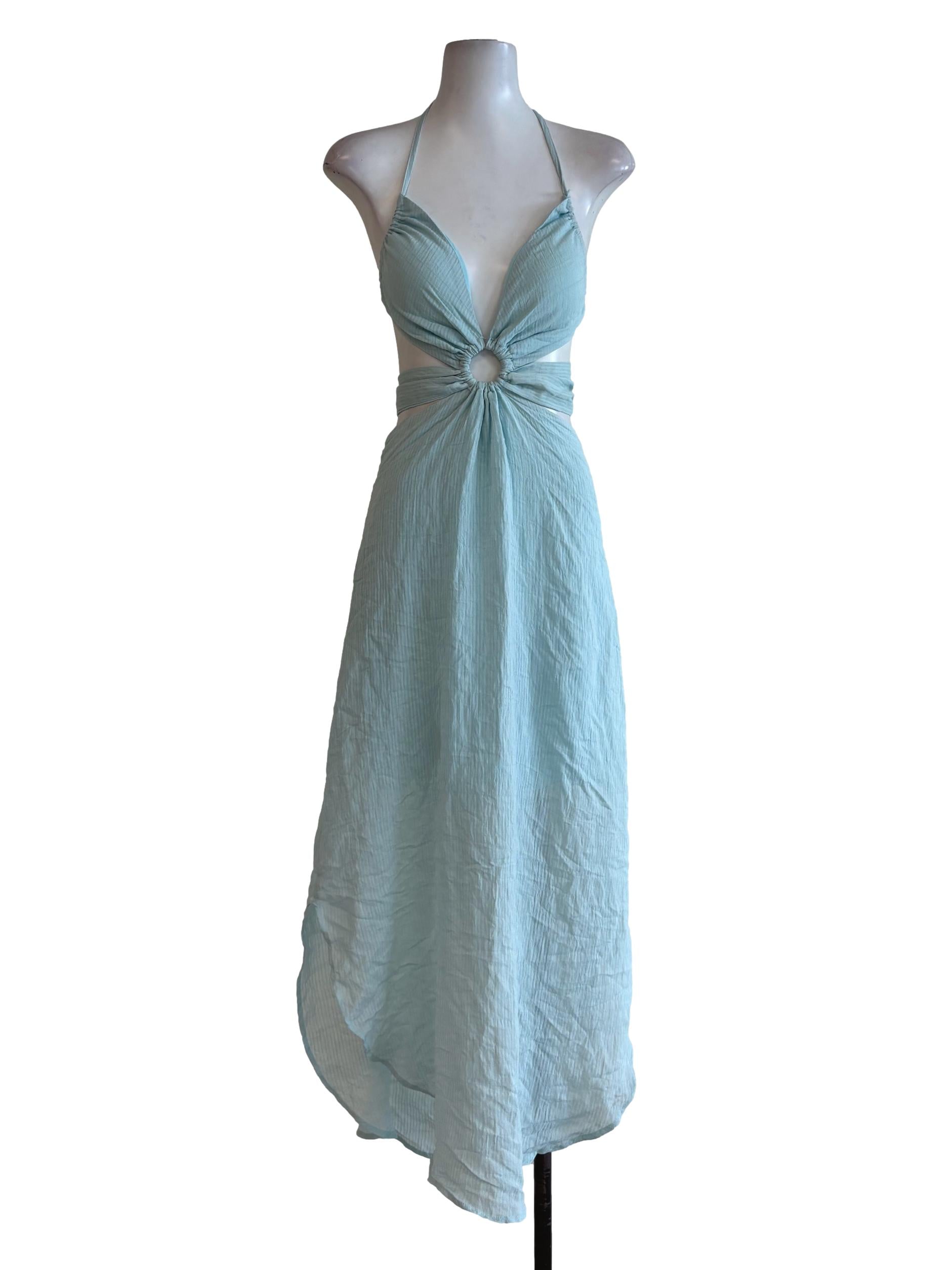 Tiffany Blue Halter Day Dress