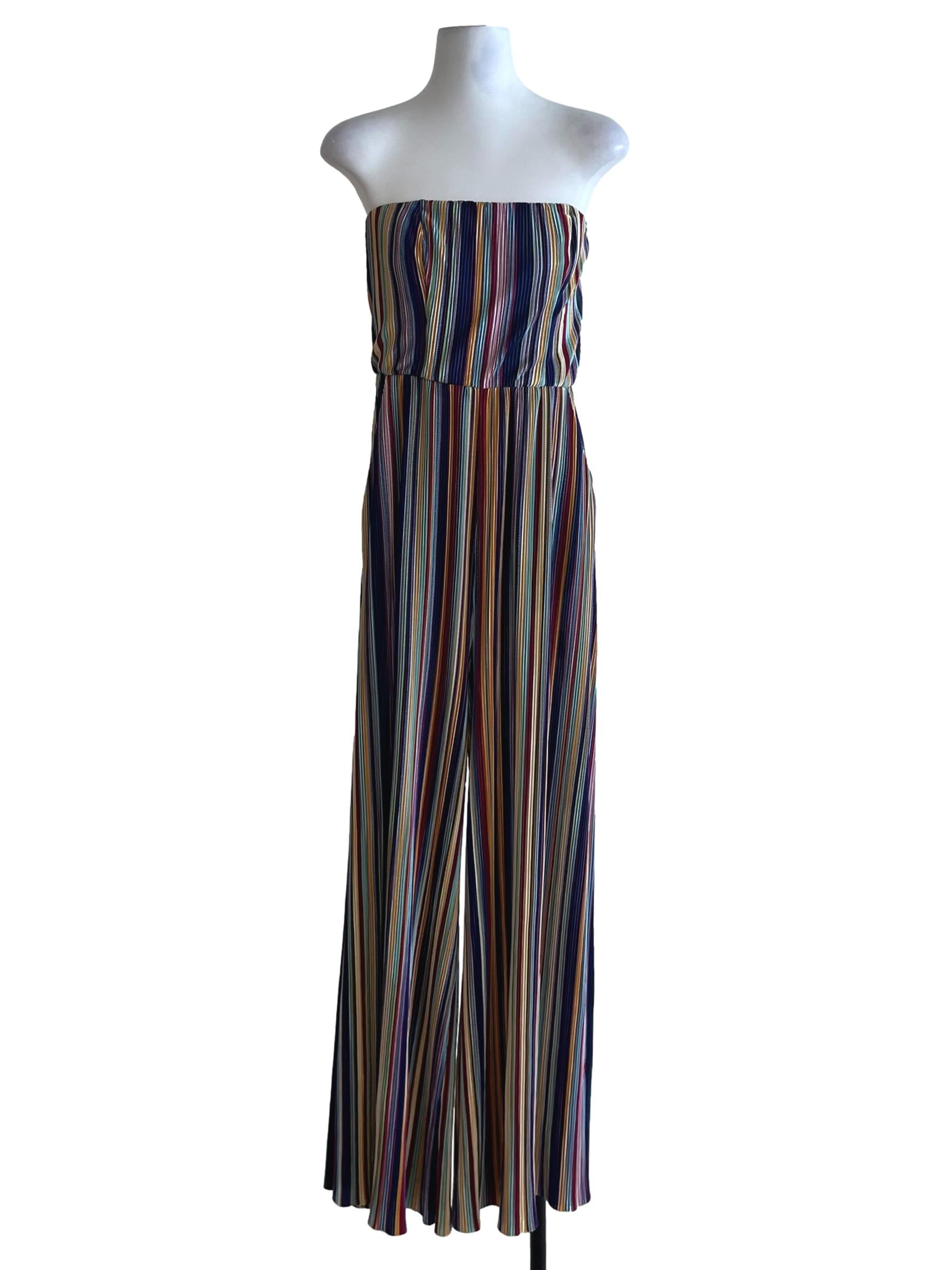 Blue Bengal Stripe Jumpsuit