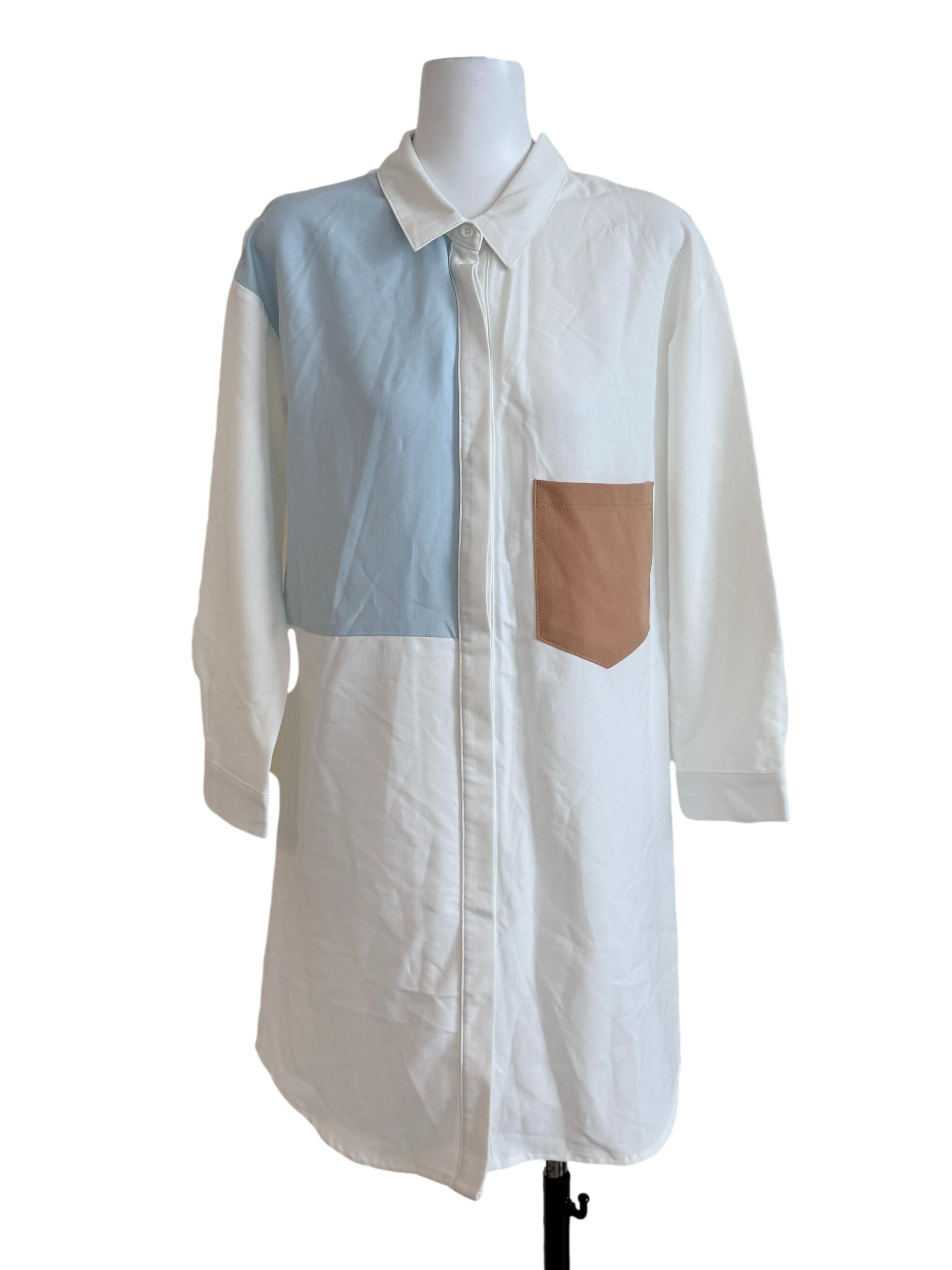 White Button Down Shirt Dress