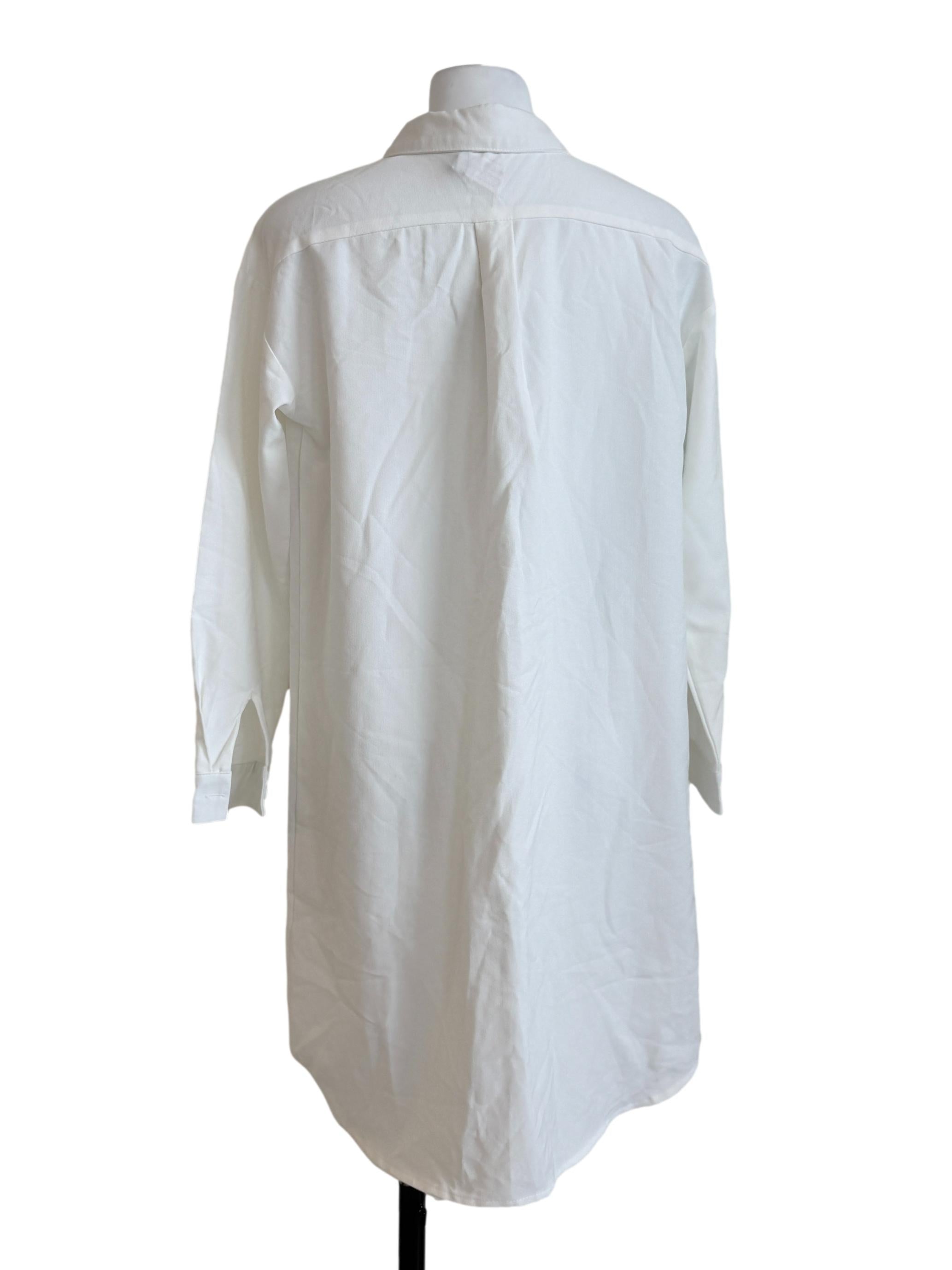 White Button Down Shirt Dress