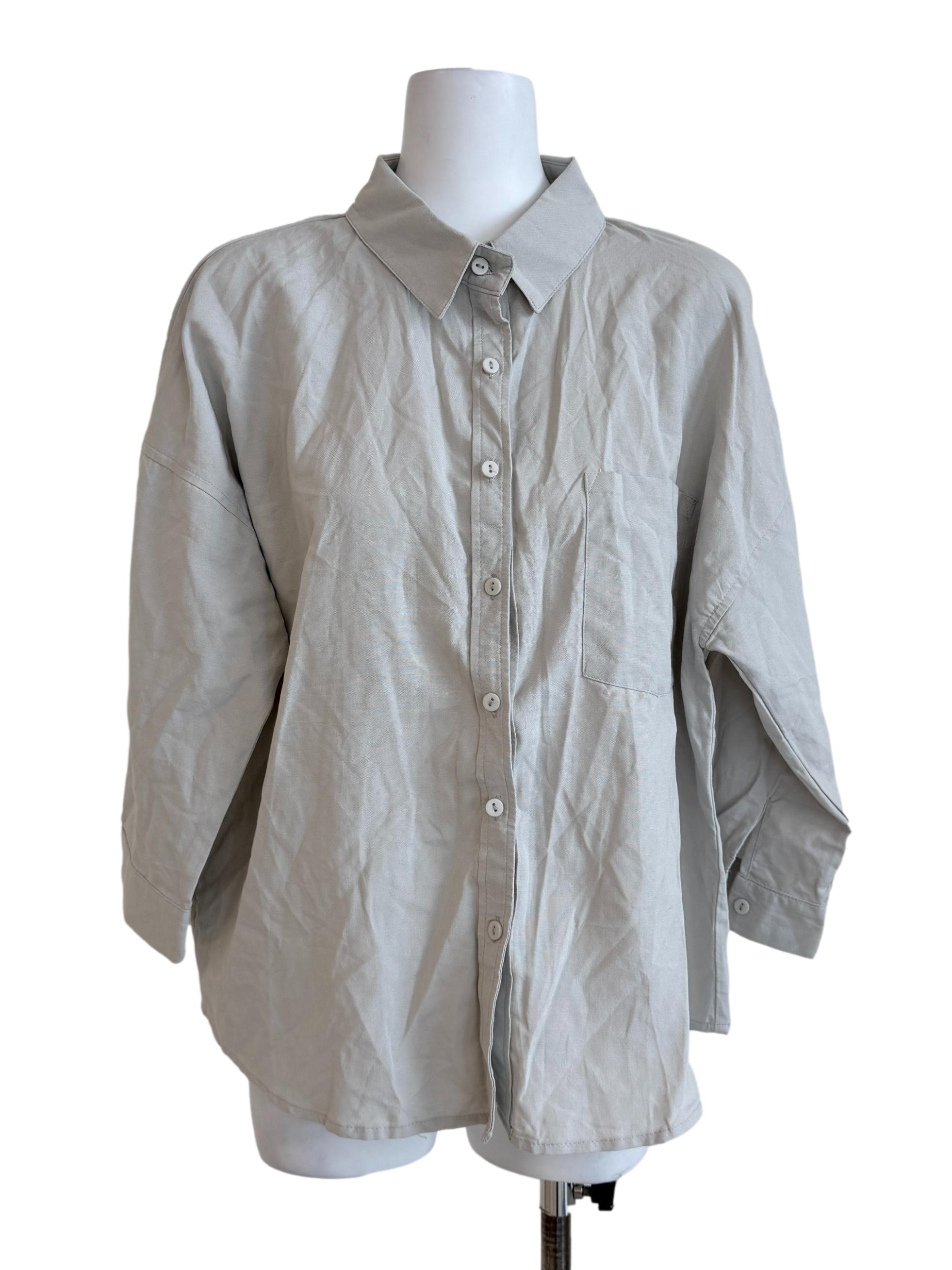 Pistachio Green Collar Shirt