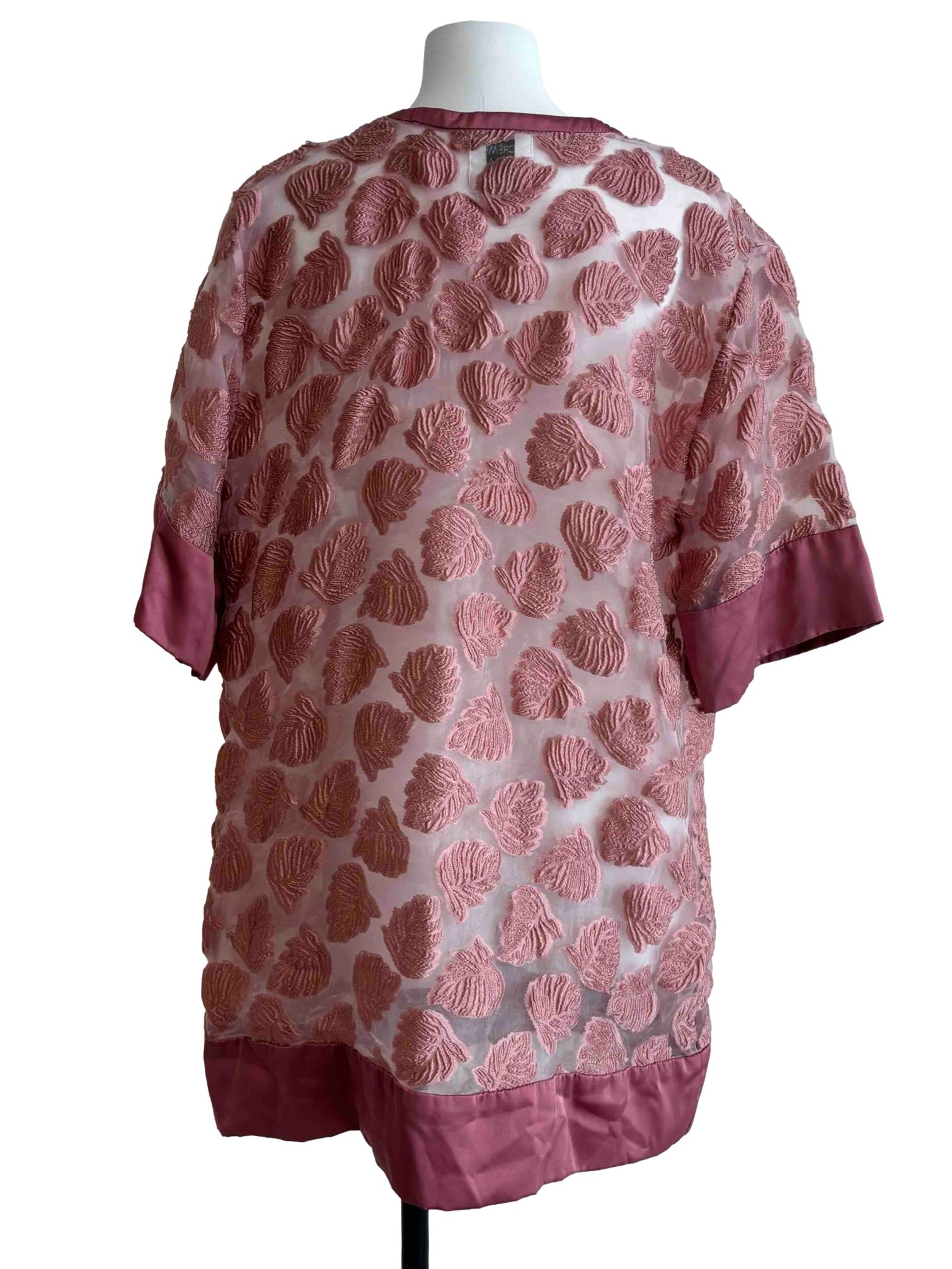 Rouge Pink Sheer Outerwear