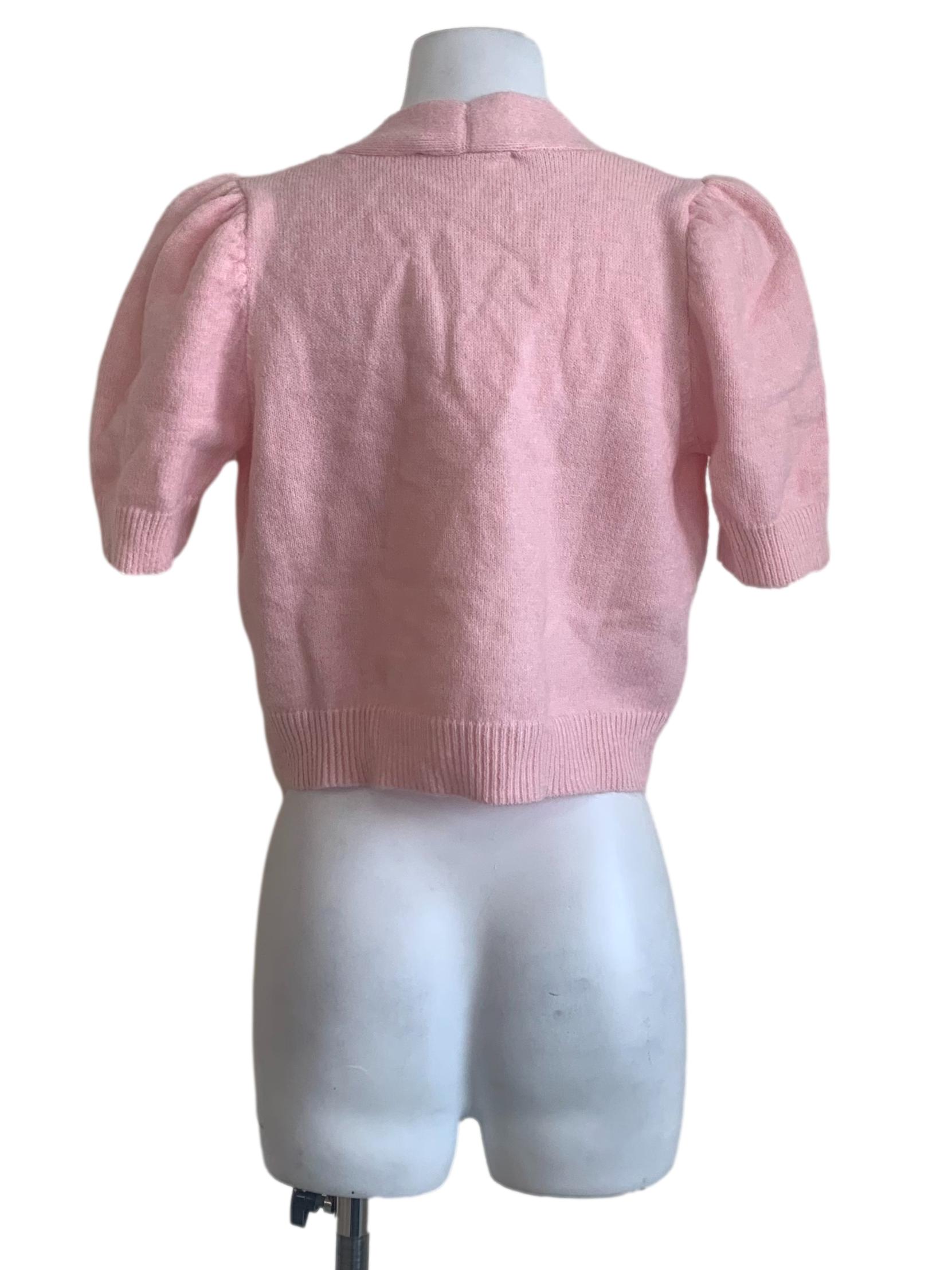 Flamingo Pink Furry Blouse LB