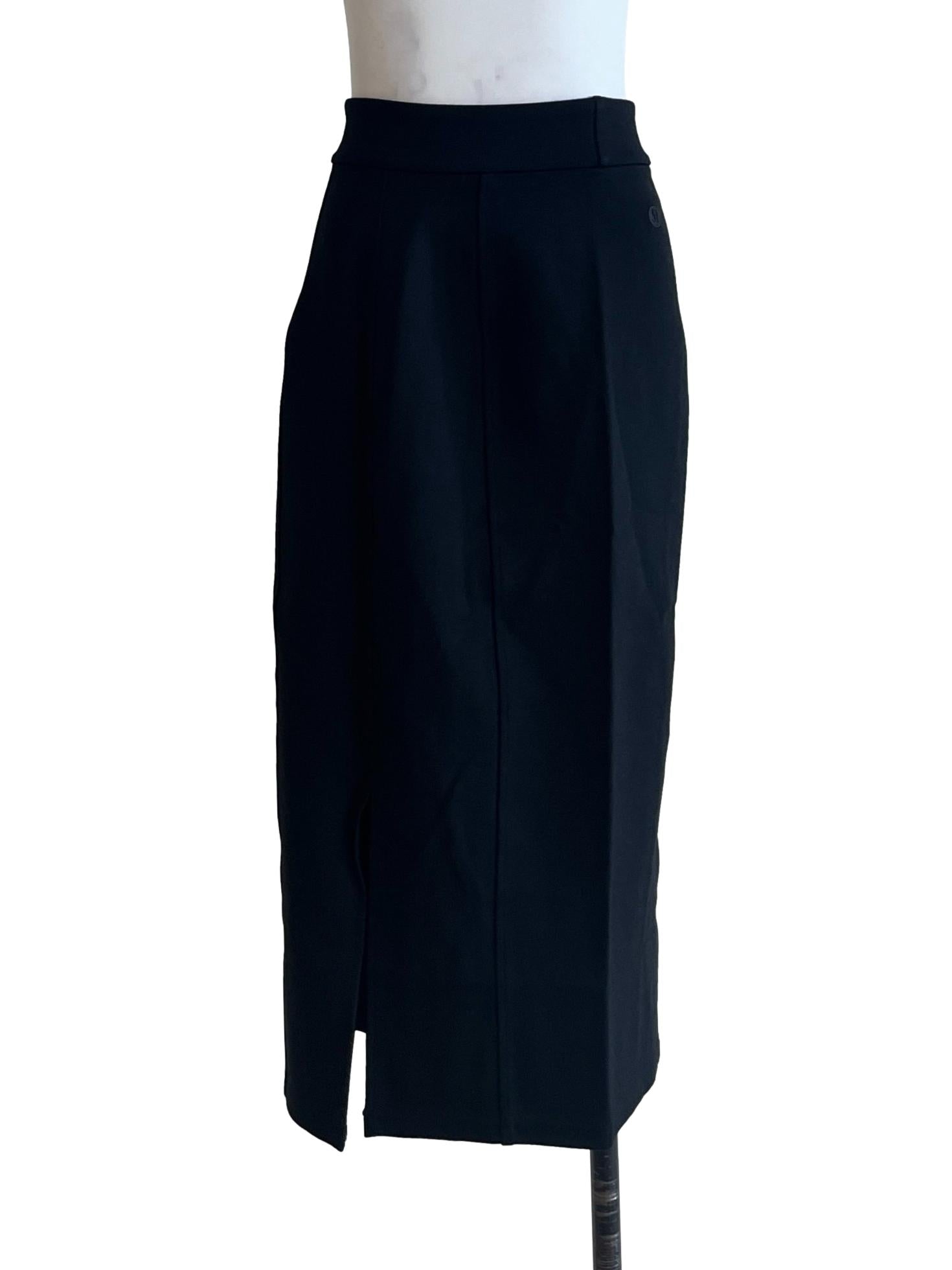 Onyx Black Pencil Skirt