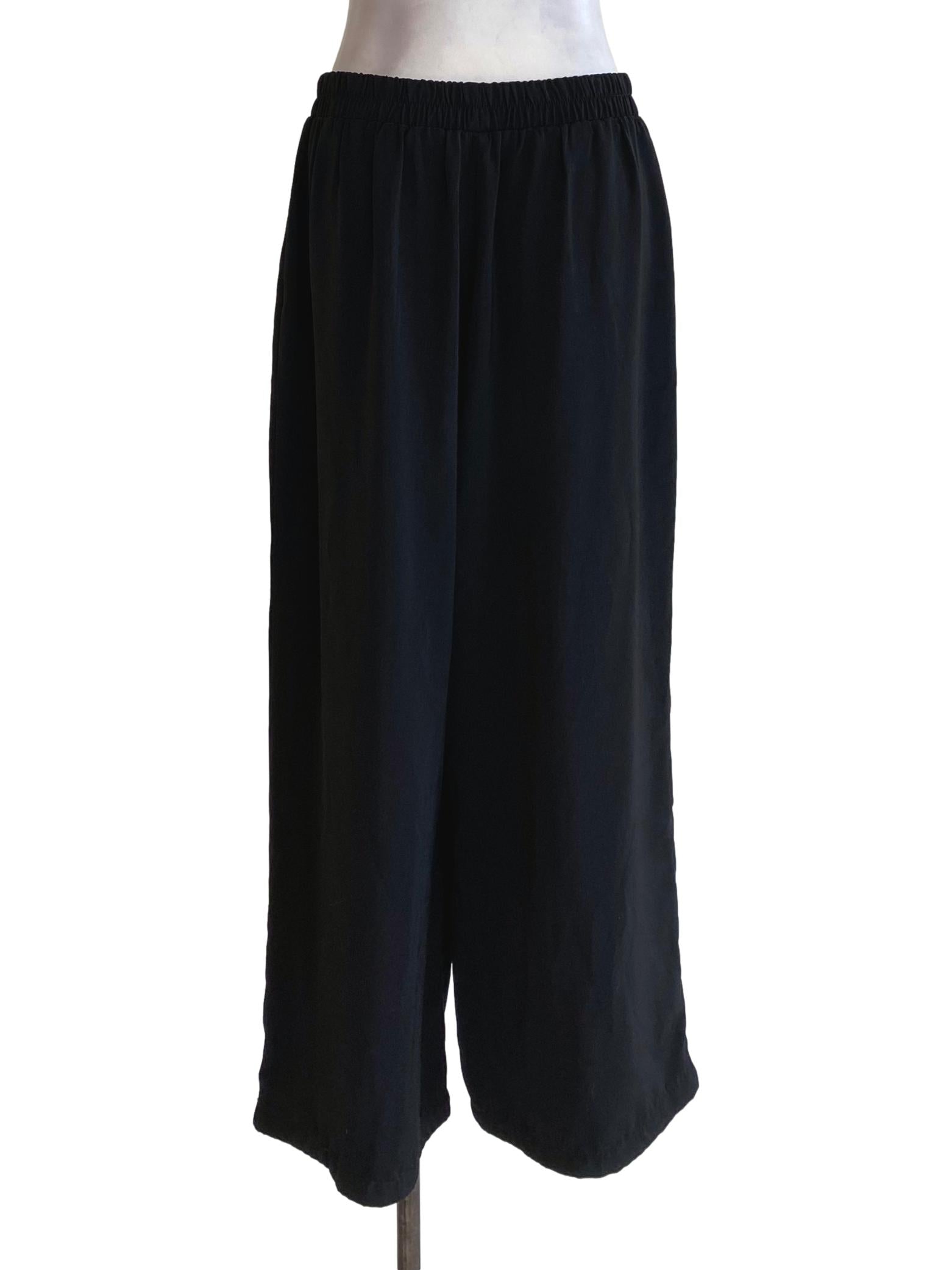 Black Asymmetrical Pants