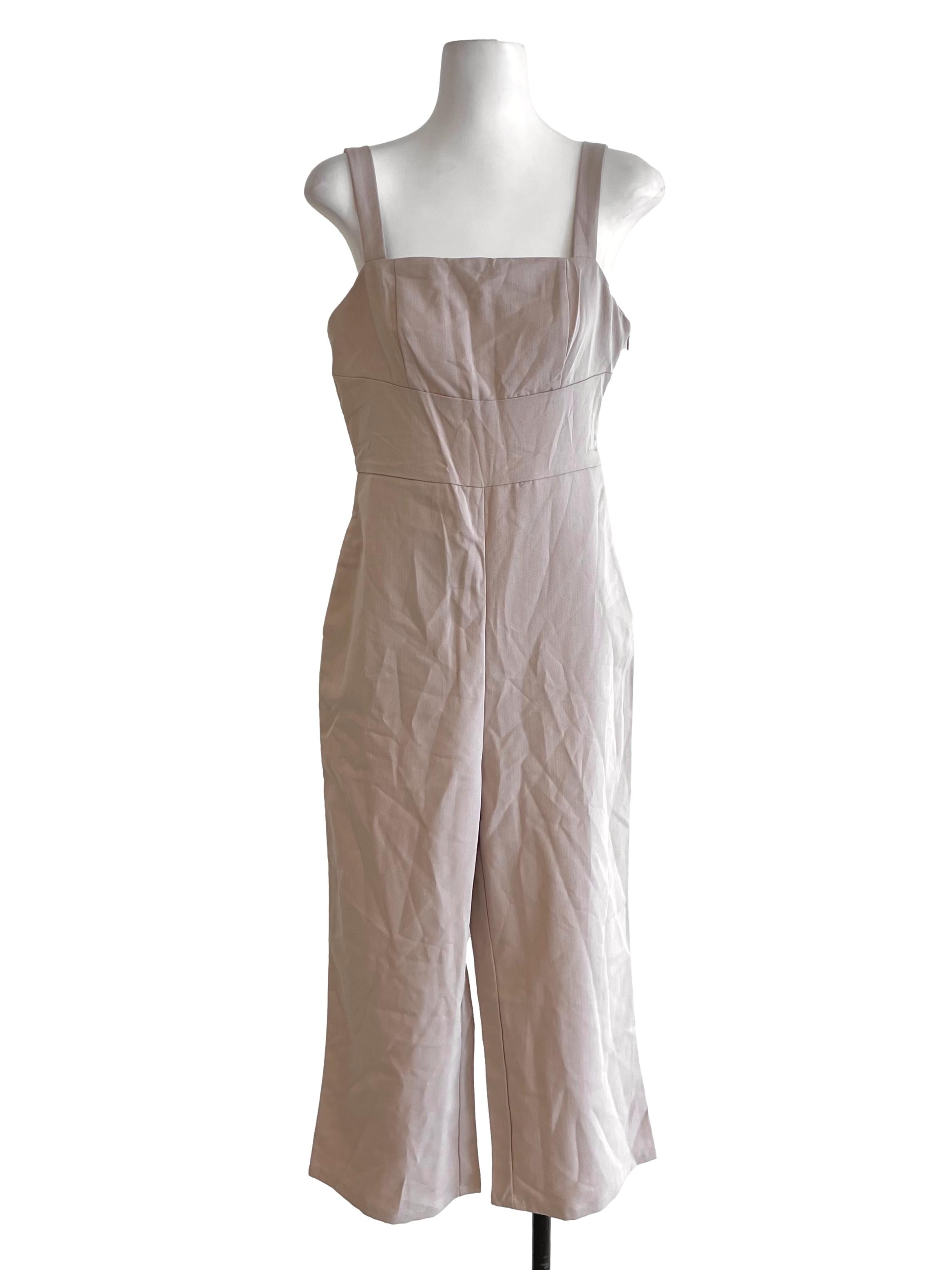 Pale Sepia Fit Jumpsuit